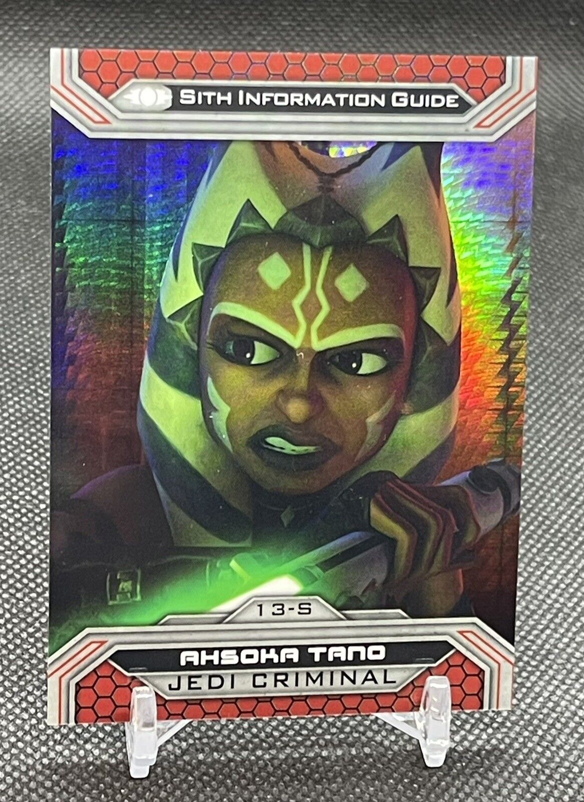 2015 Topps Chrome Star Wars Ahsoka Tano Refractor Prism /199 🎆