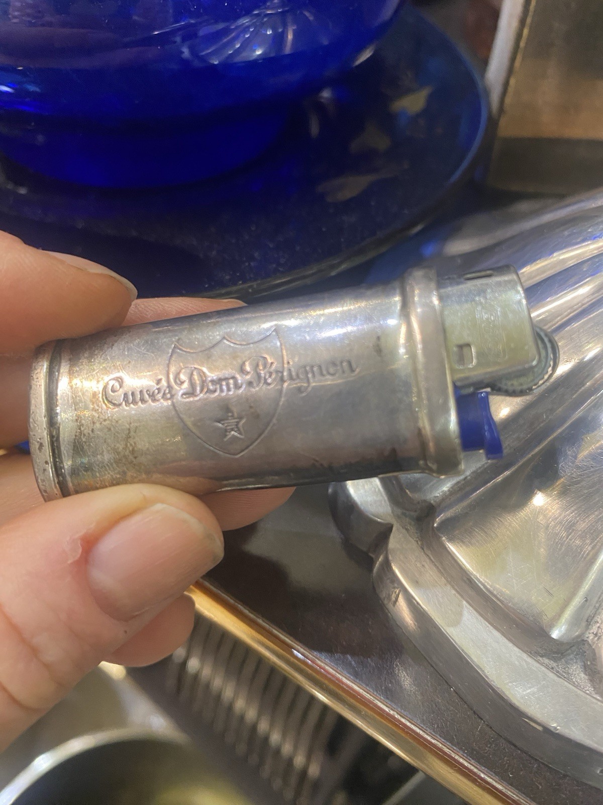 Dom Perignon Silver Cuvée Lighter