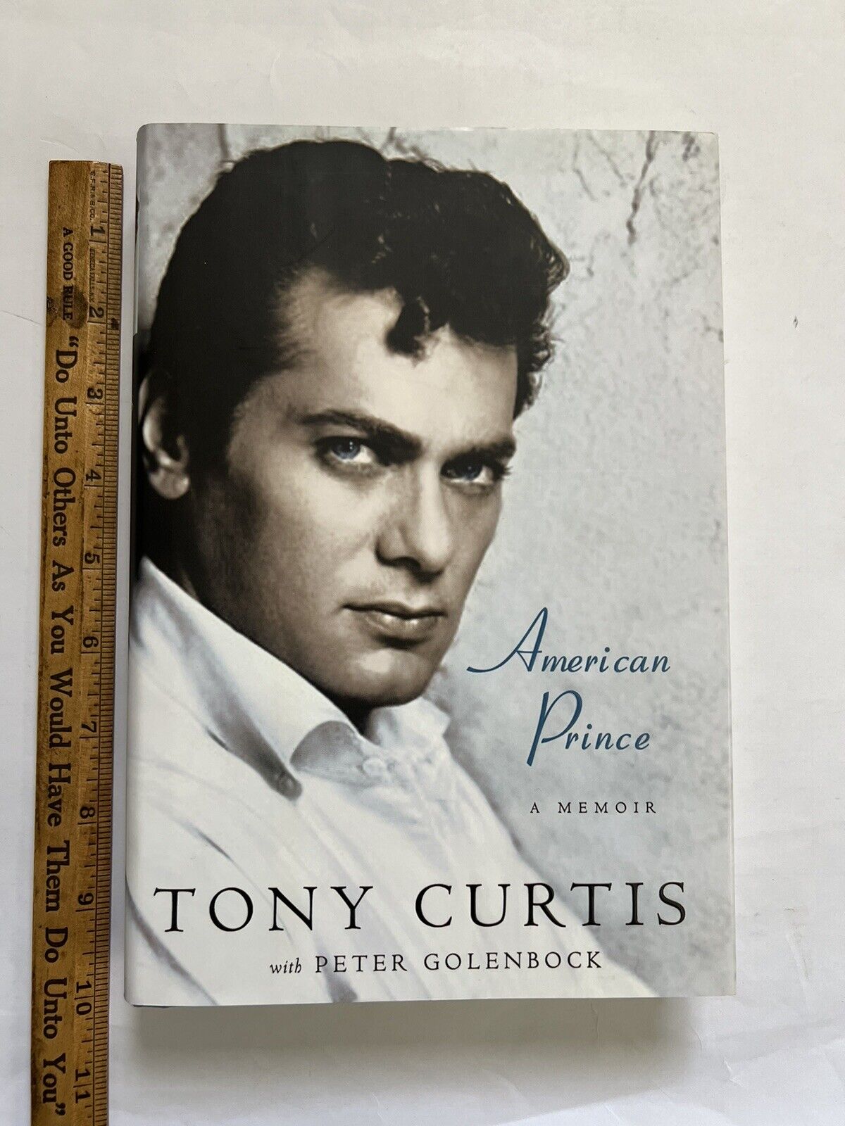 TONY CURTIS SIGNED IN PERSON : AMERICAN PRINCE  A MEMOIR FIRST EDITION HARDCOVER