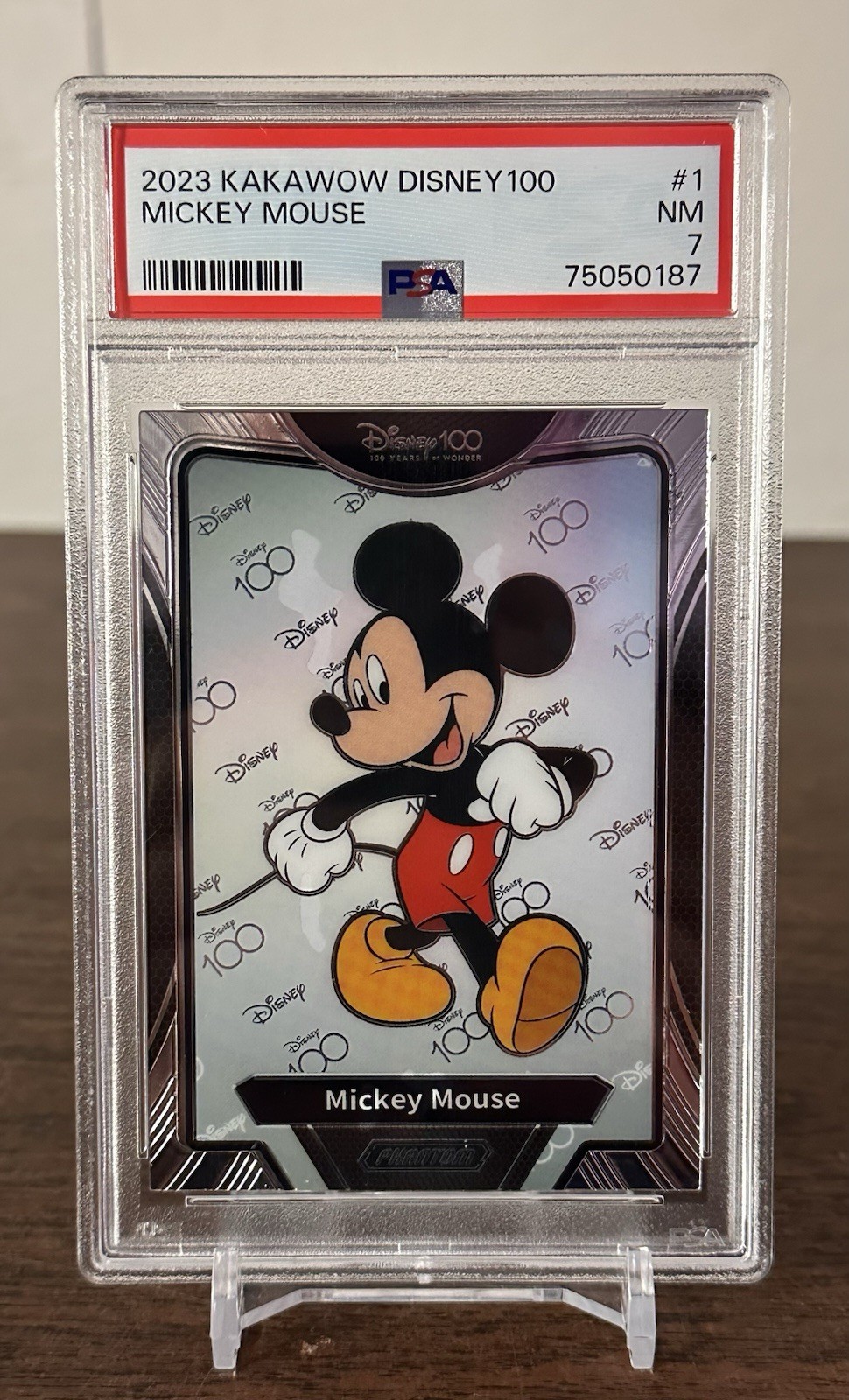 2023 Kakawow Disney 100 Mickey Mouse #1 | PSA 7 2023 Kakawow Disney 100 Mickey Mouse #1 | PSA 7