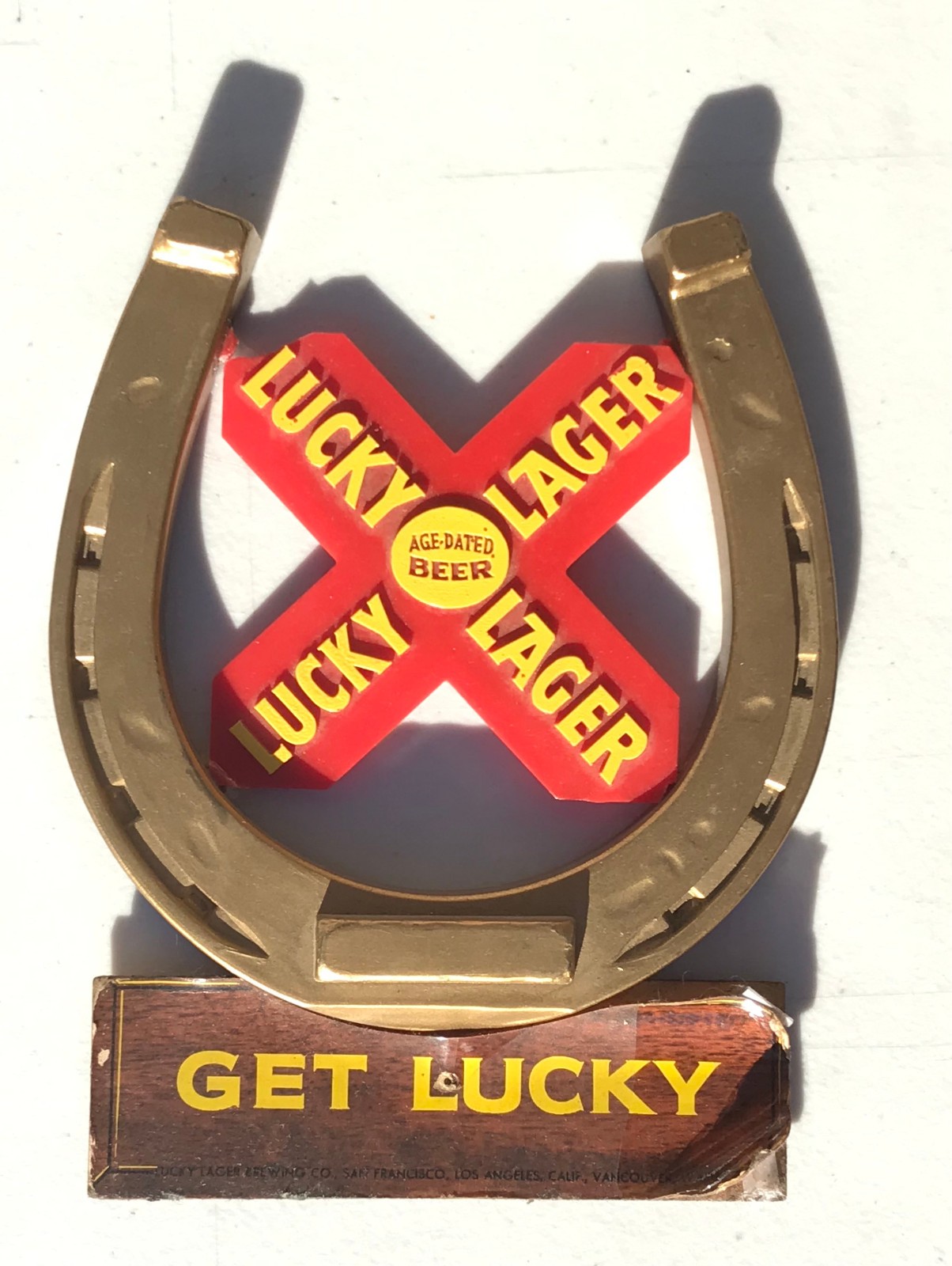 1951 Lucky Lager 3D Beer Sign - \ 1951 Lucky Lager 3D Beer Sign - \
