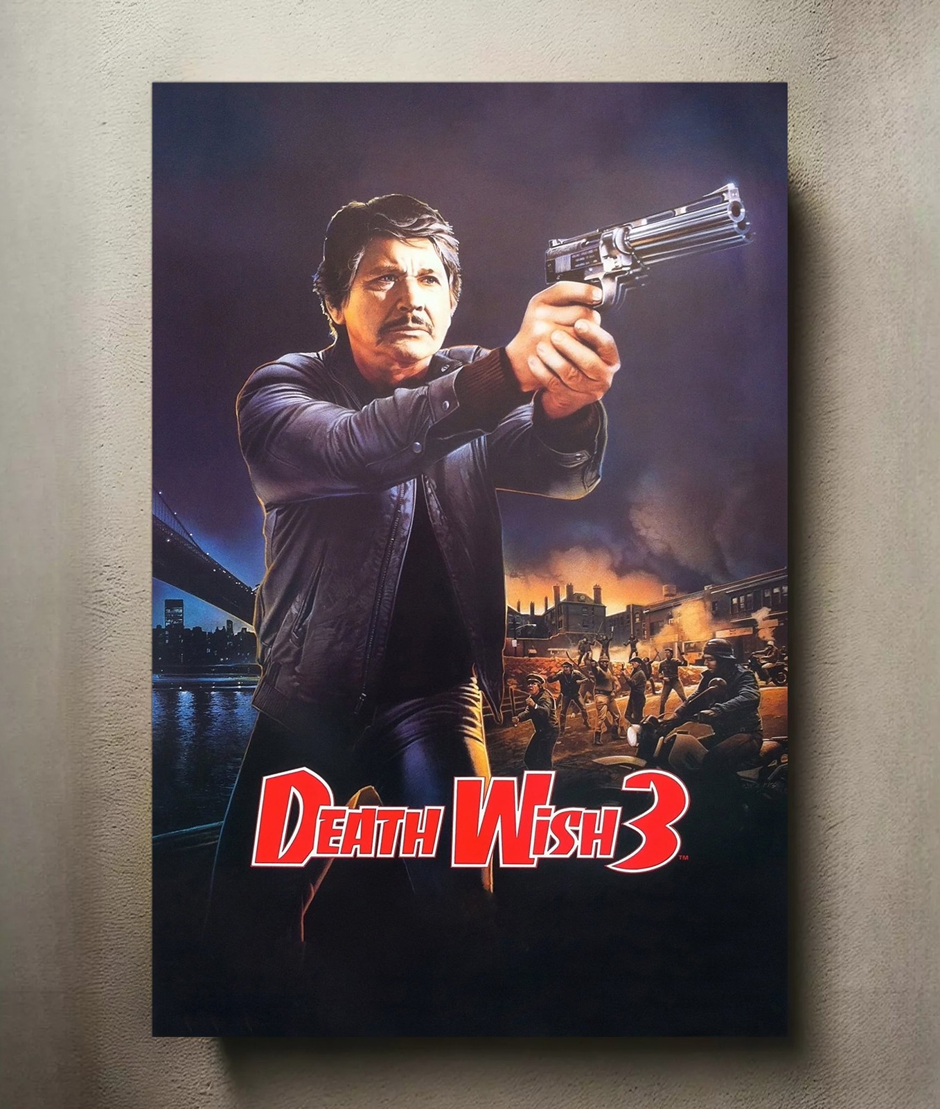 Death Wish 3 8x12 Metal Movie Poster Sign