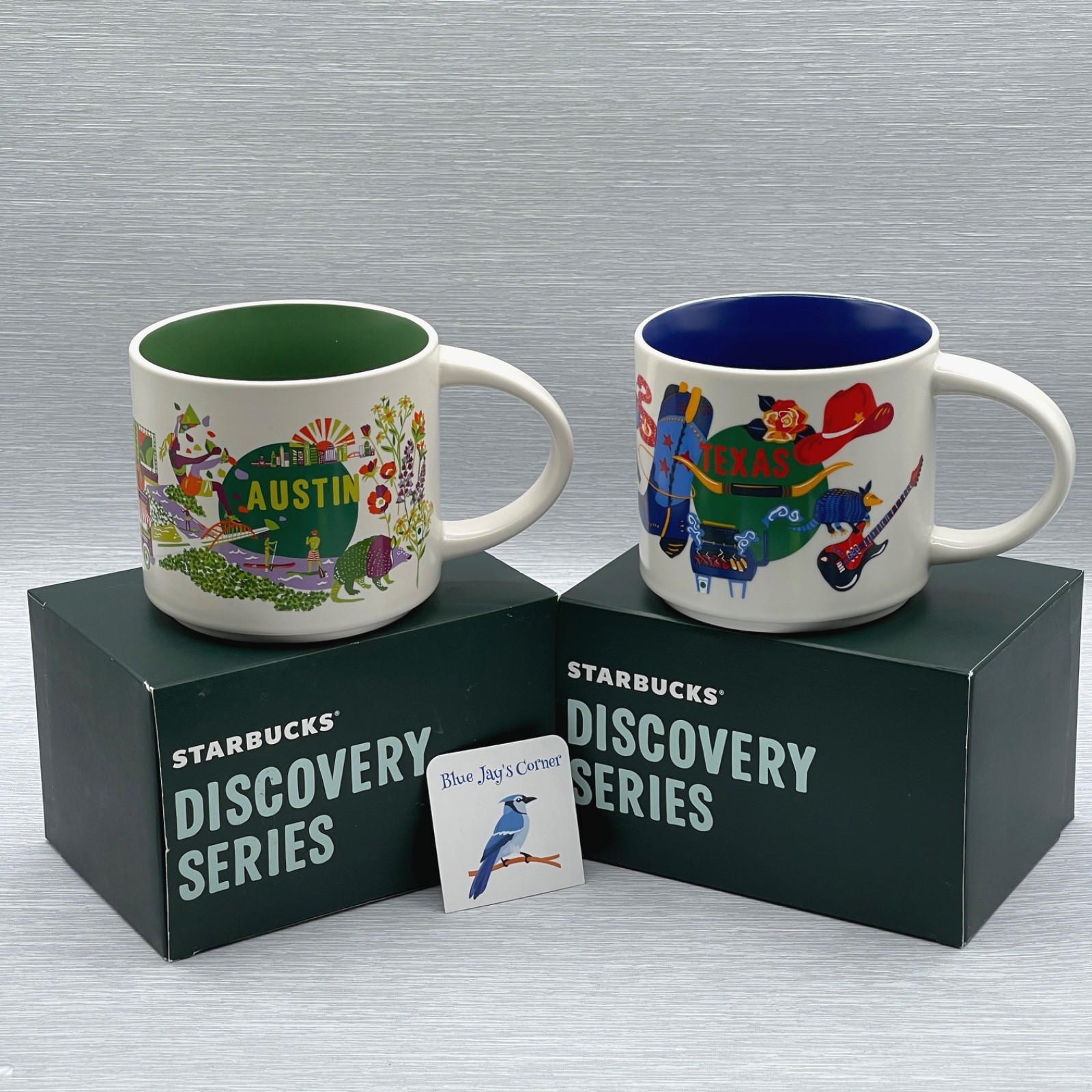 Starbucks Texas Austin Mug Set Discovery Series Coffee mu2024 14oz