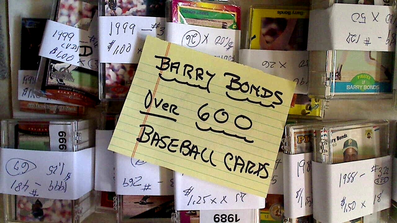 1988 - 2001 BARRY BONDS 600 BASEBALL CARDS NICE LOT NRMNT COLLECT RESELL .25 EA