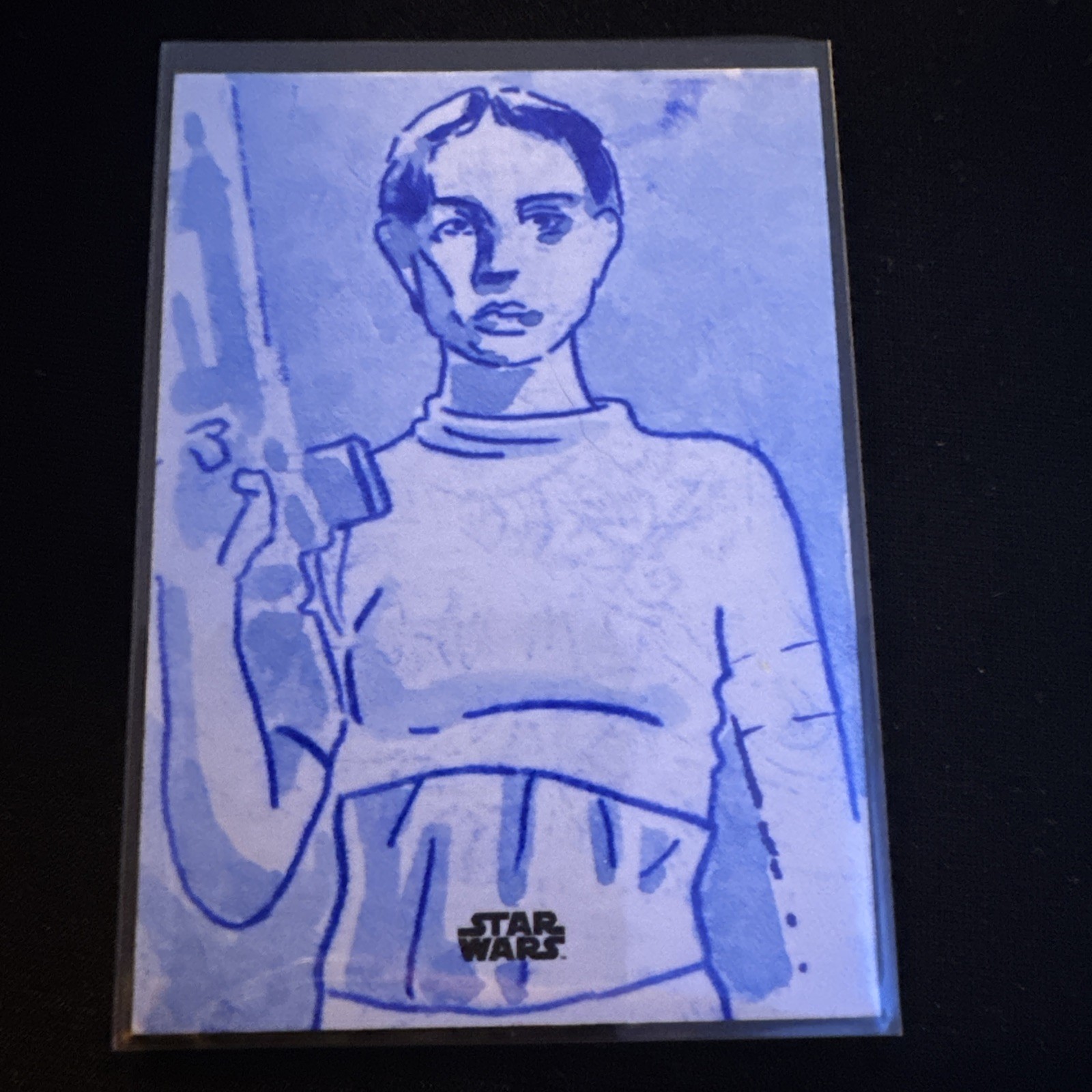 TOPPS STAR WARS FINEST-Padme Amidala-Sketch-1/1-Attack Of The Clones-Portman TOPPS STAR WARS FINEST-Padme Amidala-Sketch-1/1-Attack Of The Clones-Portman