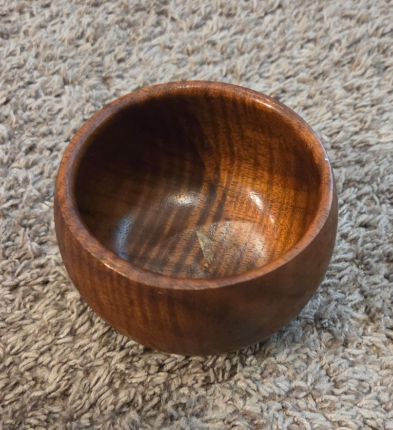 Vintage Mid-Century Modern Blair Hawaii Hawaiian Koa Wood Bowl Small 3x4.5 Vintage Mid-Century Modern Blair Hawaii Hawaiian Koa Wood Bowl Small 3x4.5