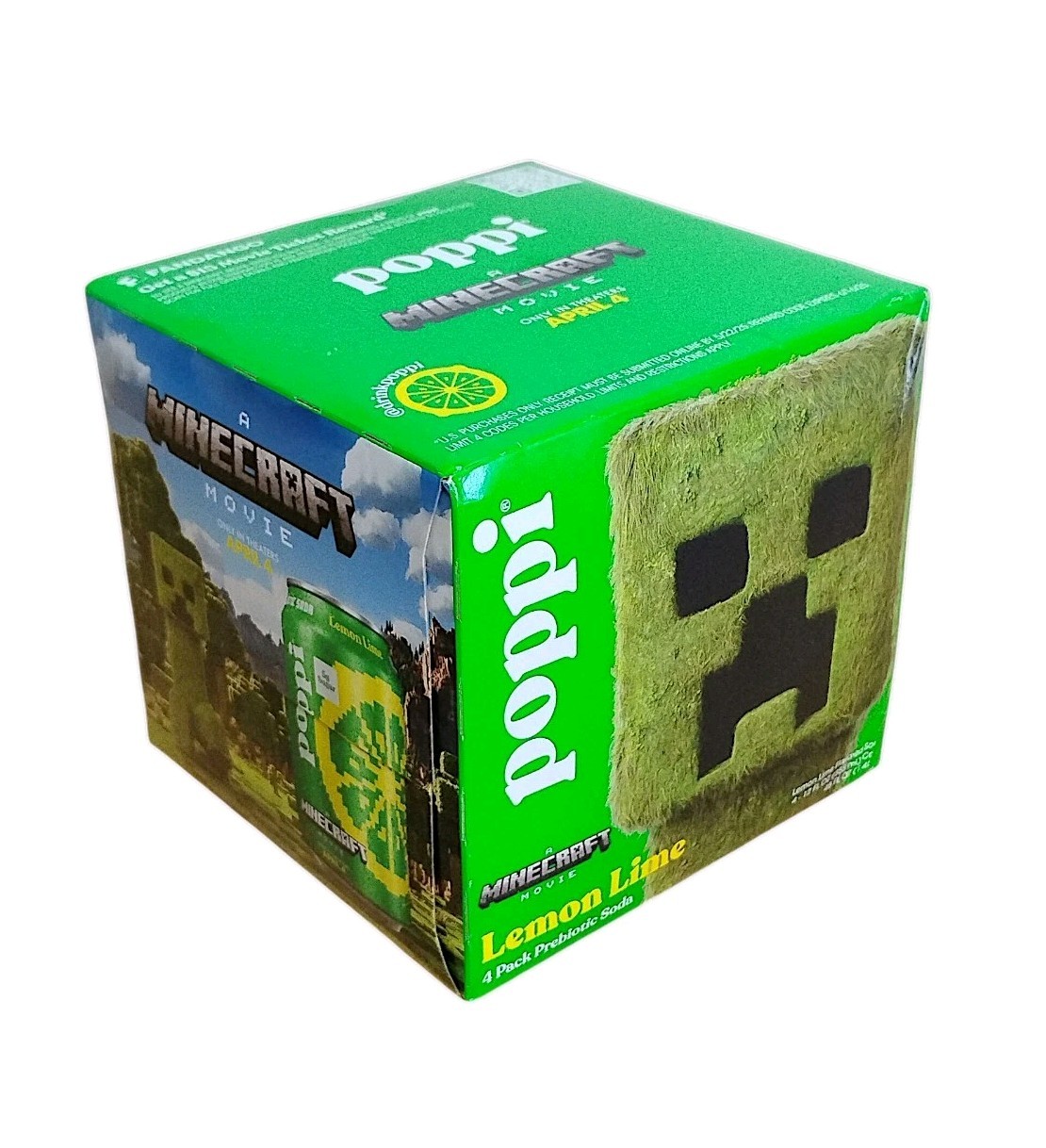 Minecraft movie Lemon Lime Limited Edition Sealed 4 Pack Minecraft movie Lemon Lime Limited Edition Sealed 4 Pack