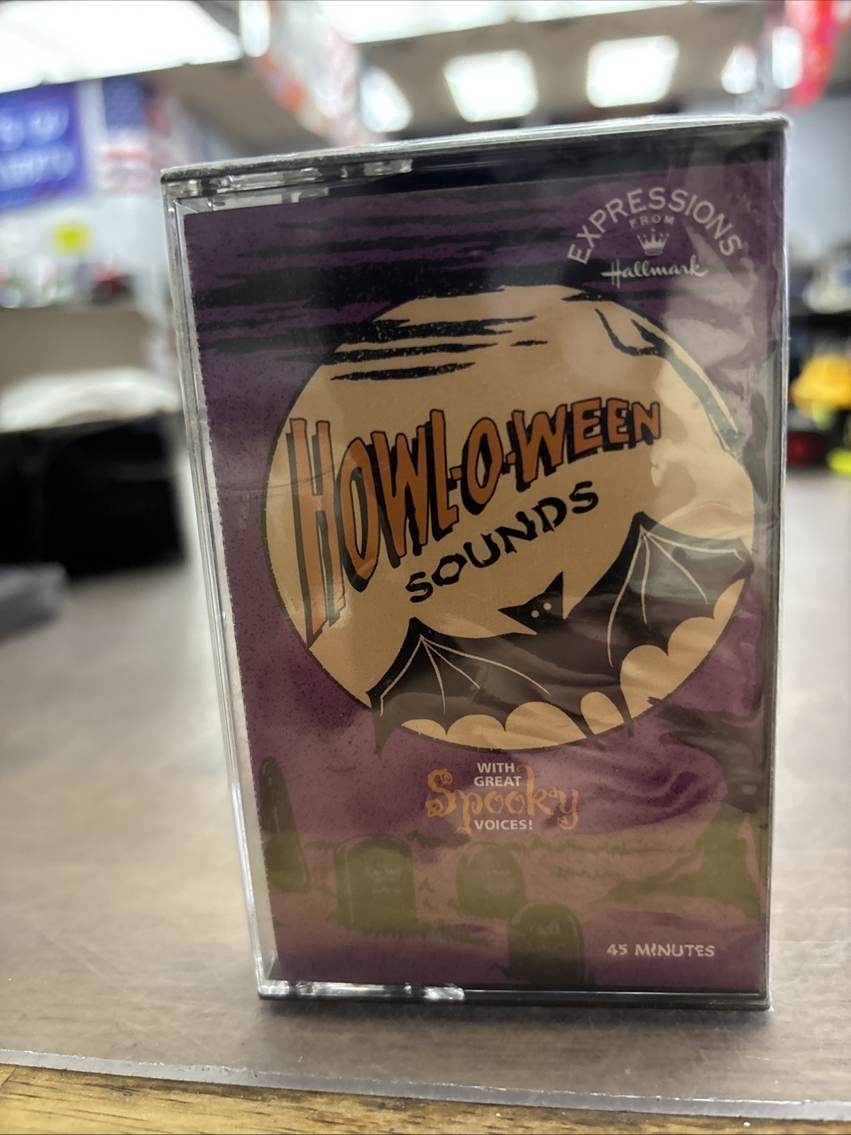 Vintage 1980s NOS Hallmark Halloween Spooky Sounds Cassette Tape Howl-O-Ween Vintage 1980s NOS Hallmark Halloween Spooky Sounds Cassette Tape Howl-O-Ween