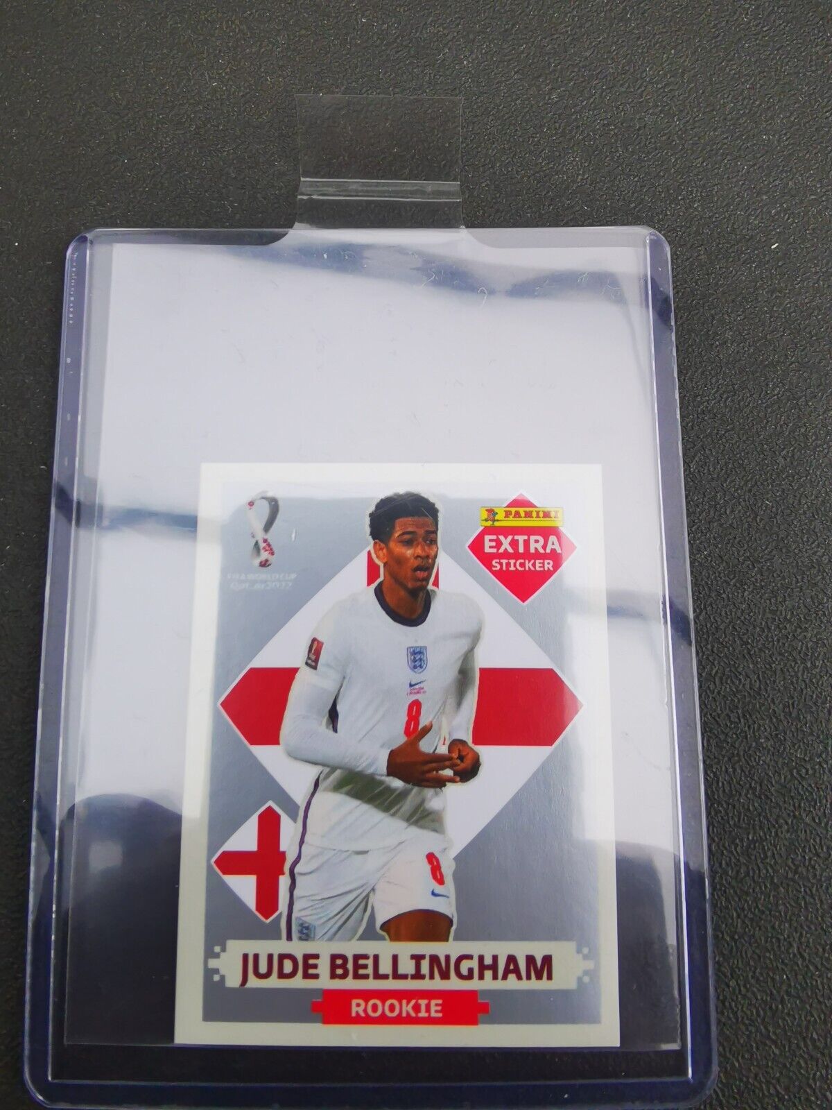 2022 World Cup Toilet Panini Extra Sticker Bellingham SILVER Rookie
