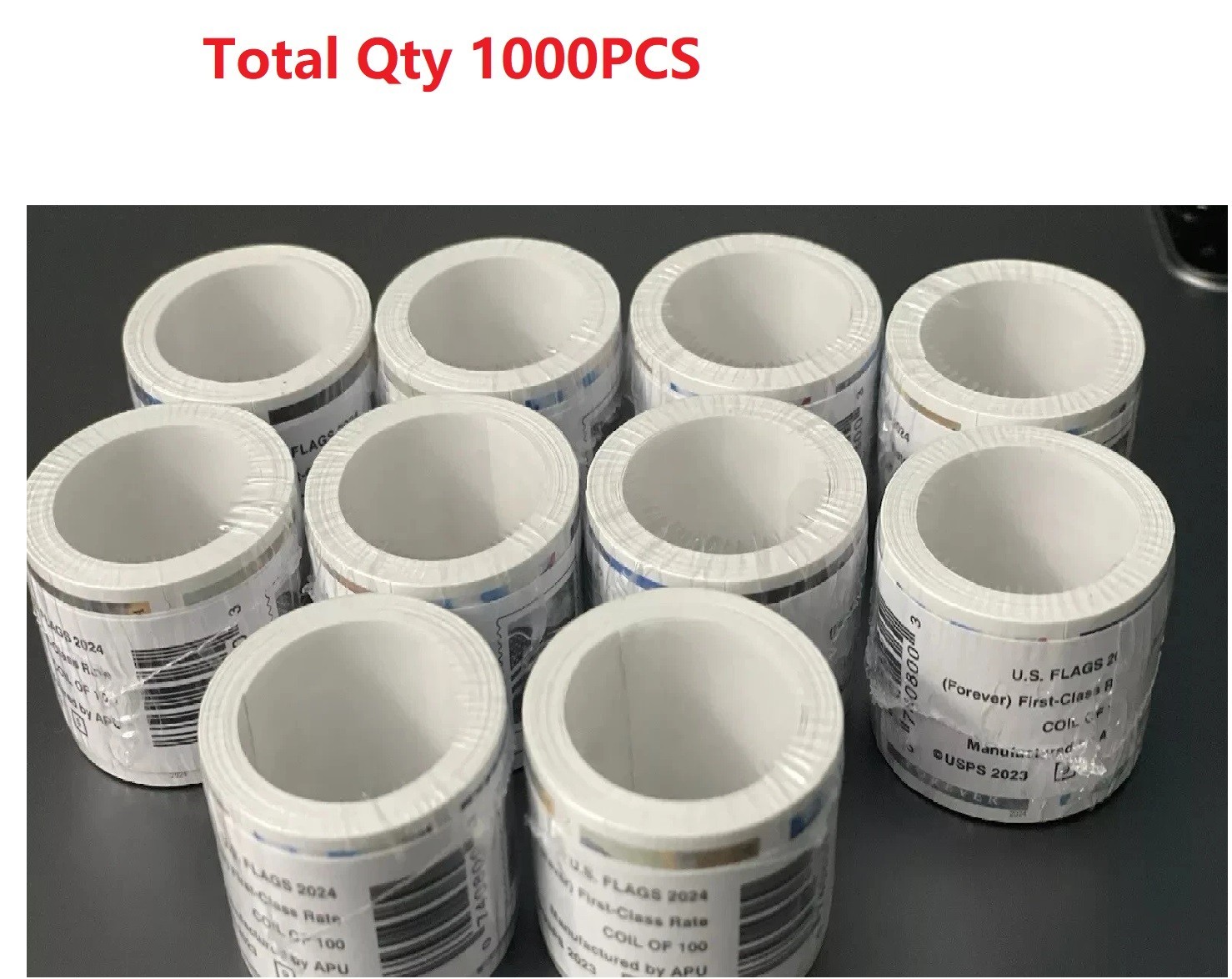Collection U.S. Flags Forever PAPER 2024 Total Qty 1000 PCS Collection U.S. Flags Forever PAPER 2024 Total Qty 1000 PCS