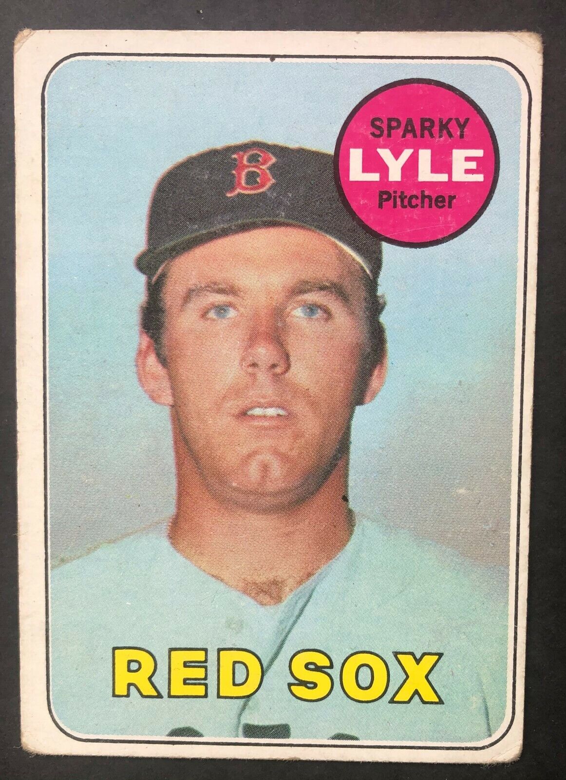 1969 Topps Sparky Lyle RC. Boston Red Sox. Card #311