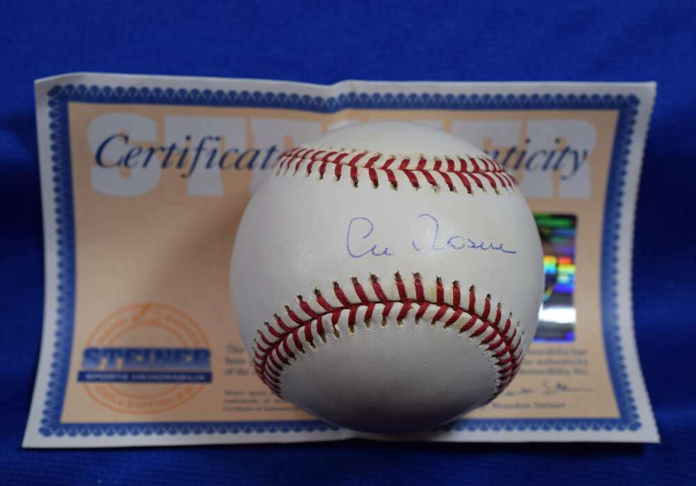 Al Rosen Steiner Coa Autograph American League OAL Signed Baseball