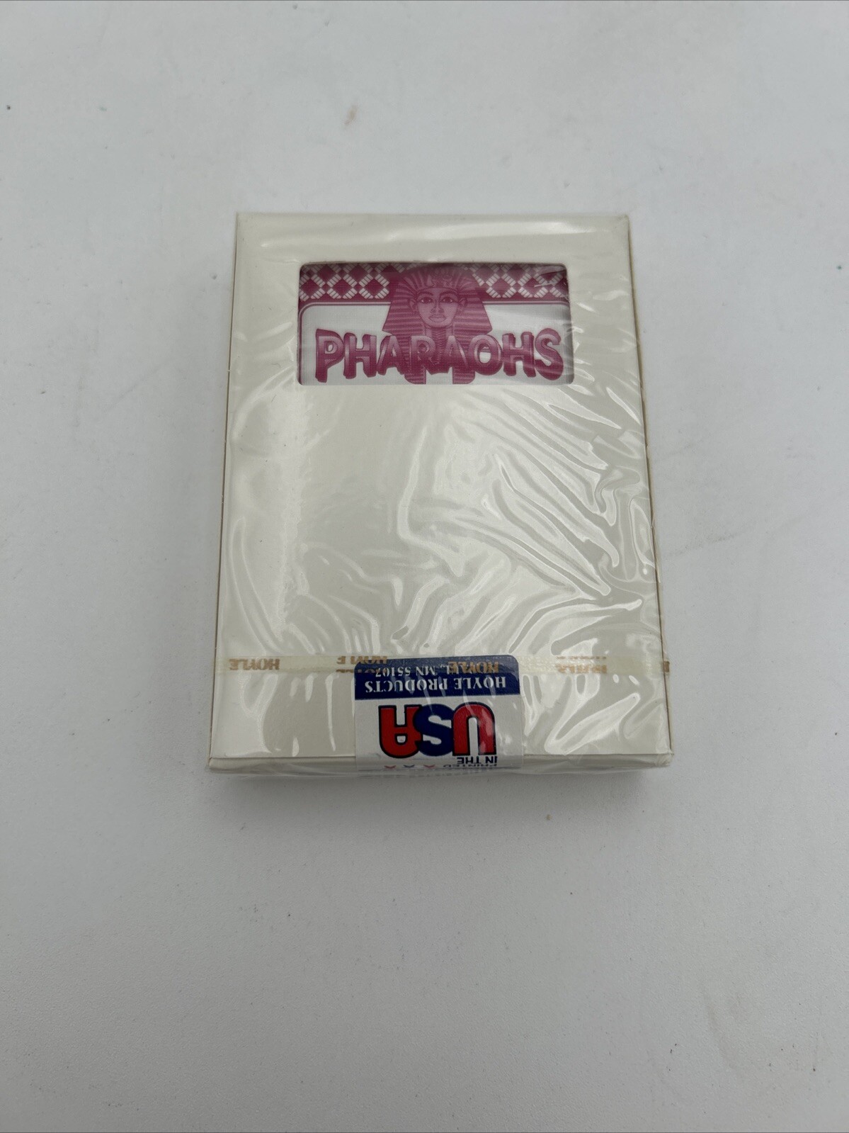 Vintage Pharaohs Casino Hoyle Pink Playing Poker Cards 1999 - New Sealed Vintage Pharaohs Casino Hoyle Pink Playing Poker Cards 1999 - New Sealed