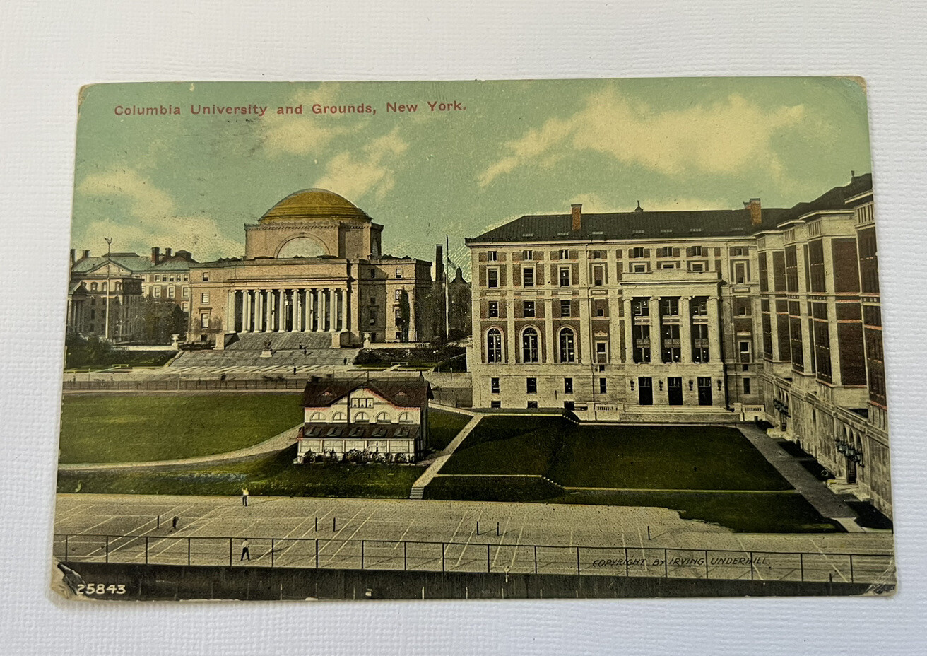 1910 Columbia University and Grounds New York Post Card Franklin One Cent Stamp 1910 Columbia University and Grounds New York Post Card Franklin One Cent Stamp