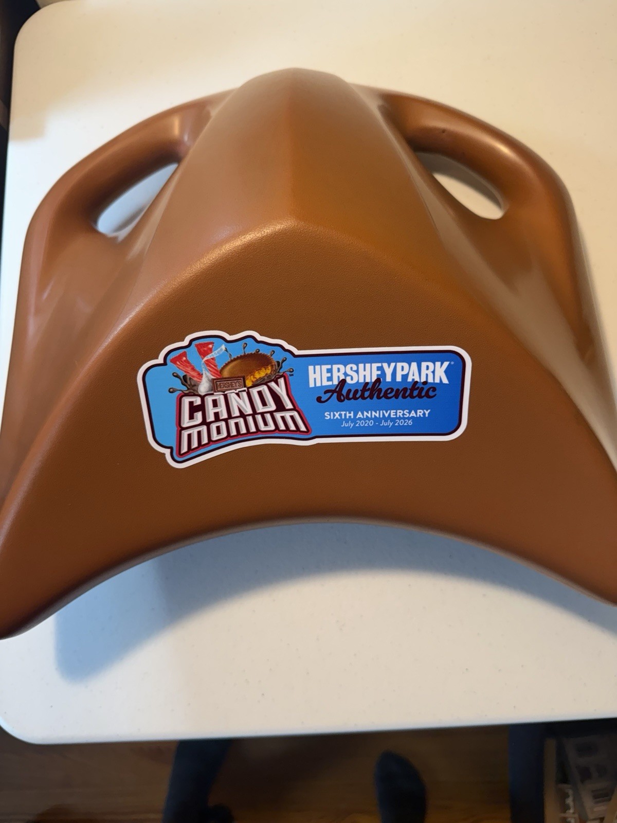 Hersheypark Authentic Candymonium Lap Bar Restraint B&M Hersheypark Authentic Candymonium Lap Bar Restraint B&M