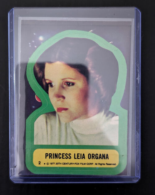 1977 TOPPS STAR WARS Trading Cards - Sticker Series - U Pick Complete Your Set