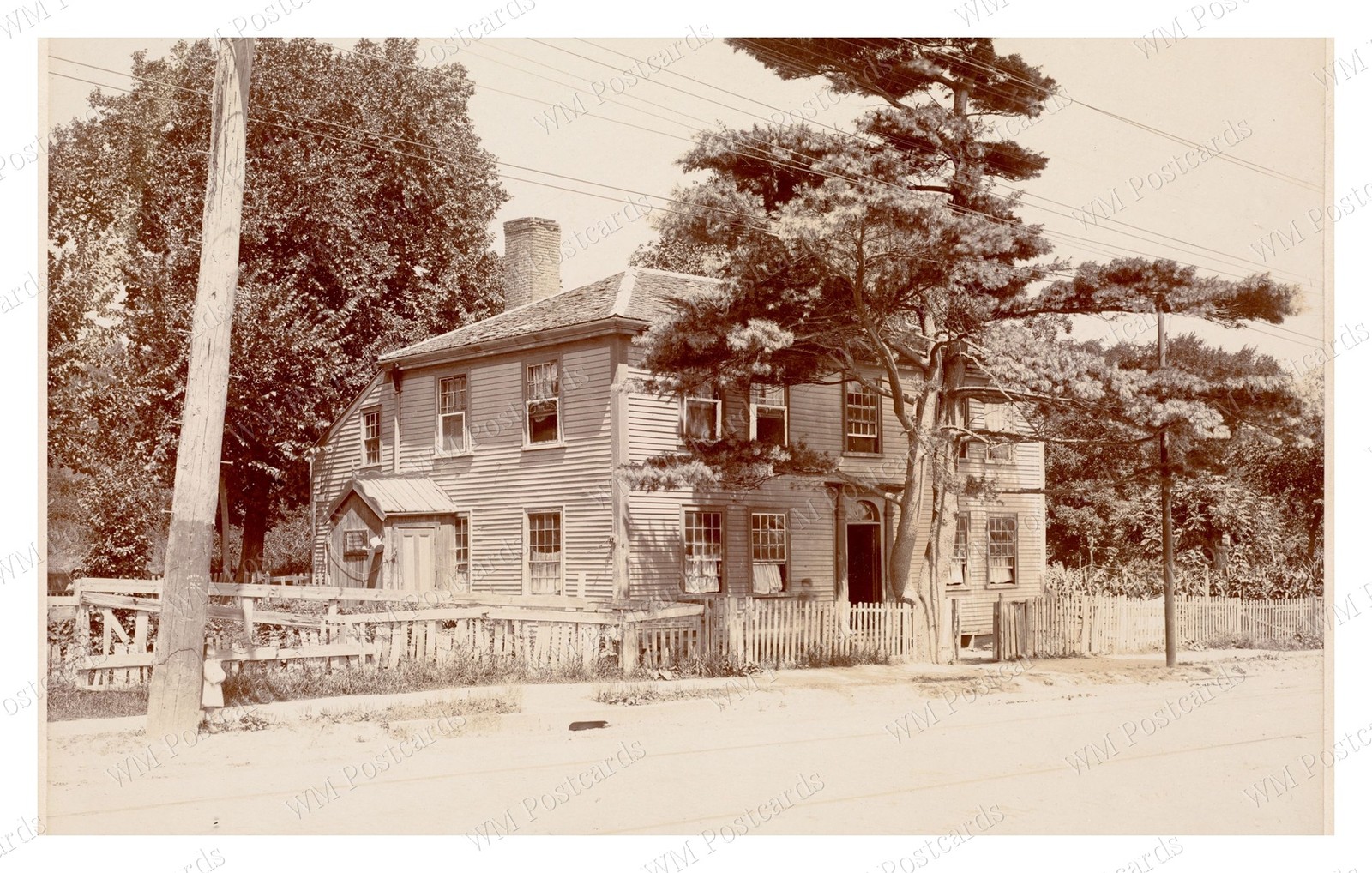 Roslindale Massachusetts circa 1880s Washington St House Standard Postcard Roslindale Massachusetts circa 1880s Washington St House Standard Postcard