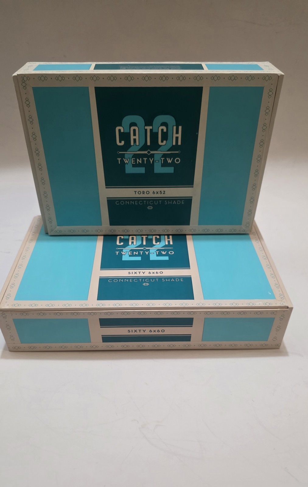 Catch 22 Empty Cigar Boxes New 2 Beautiful & Rare Find Catch 22 Empty Cigar Boxes New 2 Beautiful & Rare Find