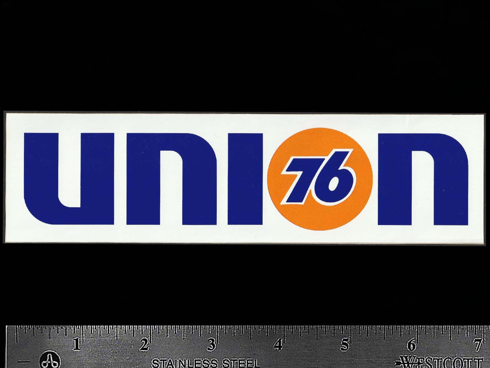 UNION 76 - Original Vintage 1960’s 70's Racing Decal/Sticker - 7 inch size