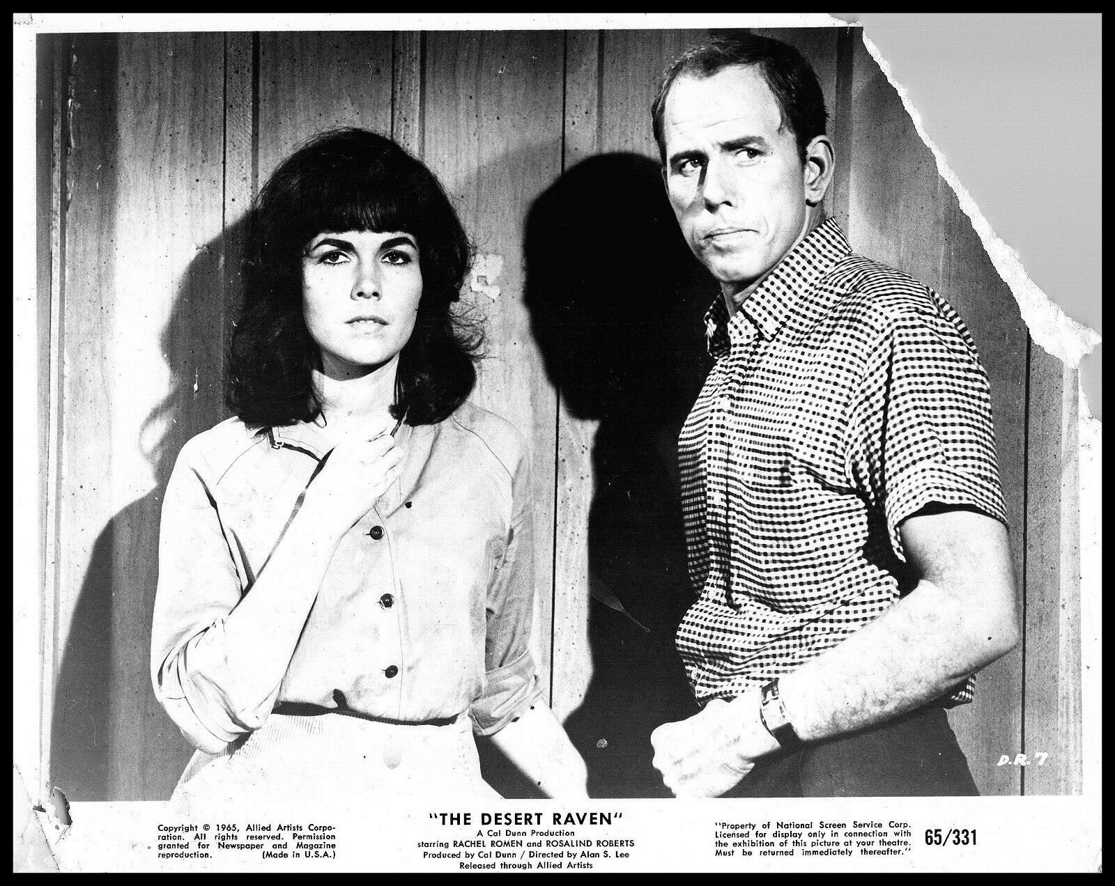 Rachel Romen + Robert Terry in The Desert Raven (1965) ORIG VINTAGE PHOTO M 124 Rachel Romen + Robert Terry in The Desert Raven (1965) ORIG VINTAGE PHOTO M 124