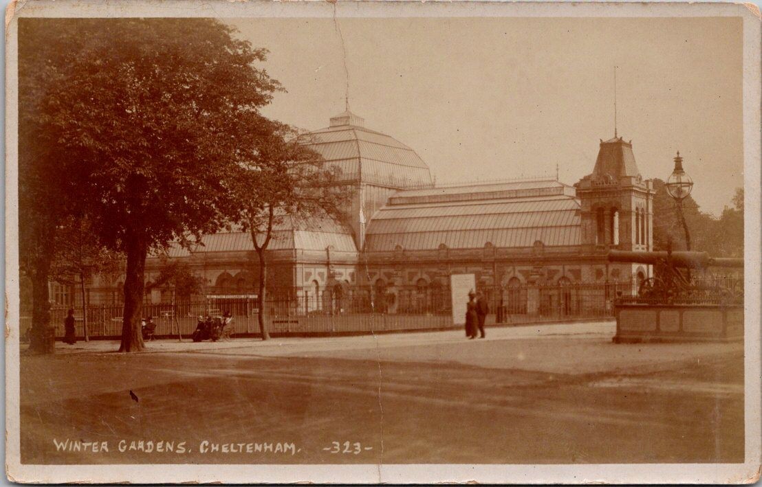 RPPC Cheltenham England United Kingdom Winter Gardens c1920 Postcard RPPC Cheltenham England United Kingdom Winter Gardens c1920 Postcard