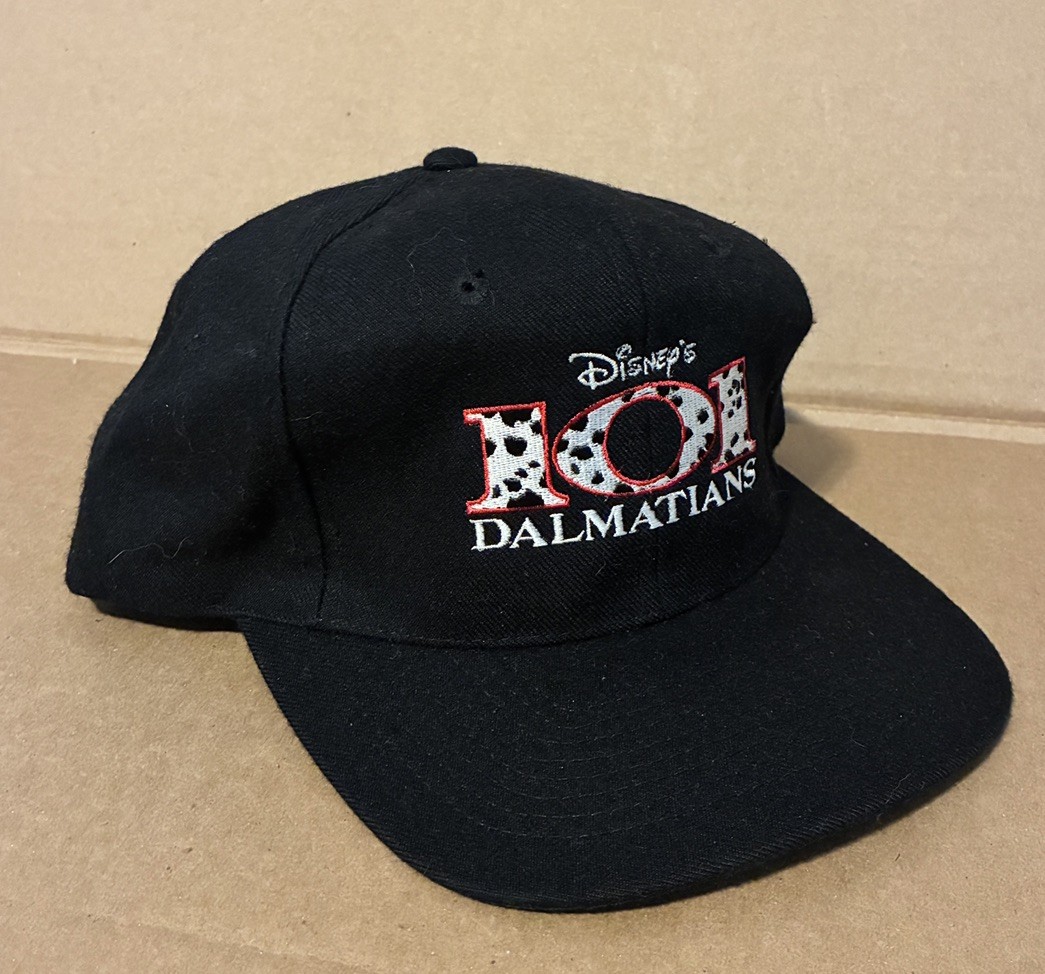 Original Vintage '96 Disney Promotional 101 Dalmatians Hat Embroidered Snapback Original Vintage '96 Disney Promotional 101 Dalmatians Hat Embroidered Snapback