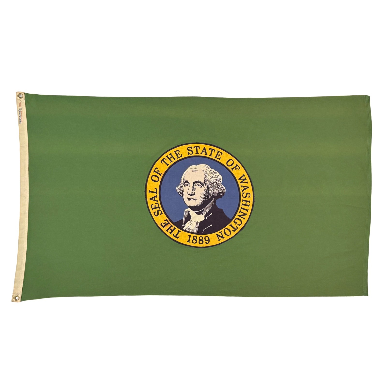 Vintage Cotton Washington State Flag Old Cloth USA Textile Art George Seattle Vintage Cotton Washington State Flag Old Cloth USA Textile Art George Seattle