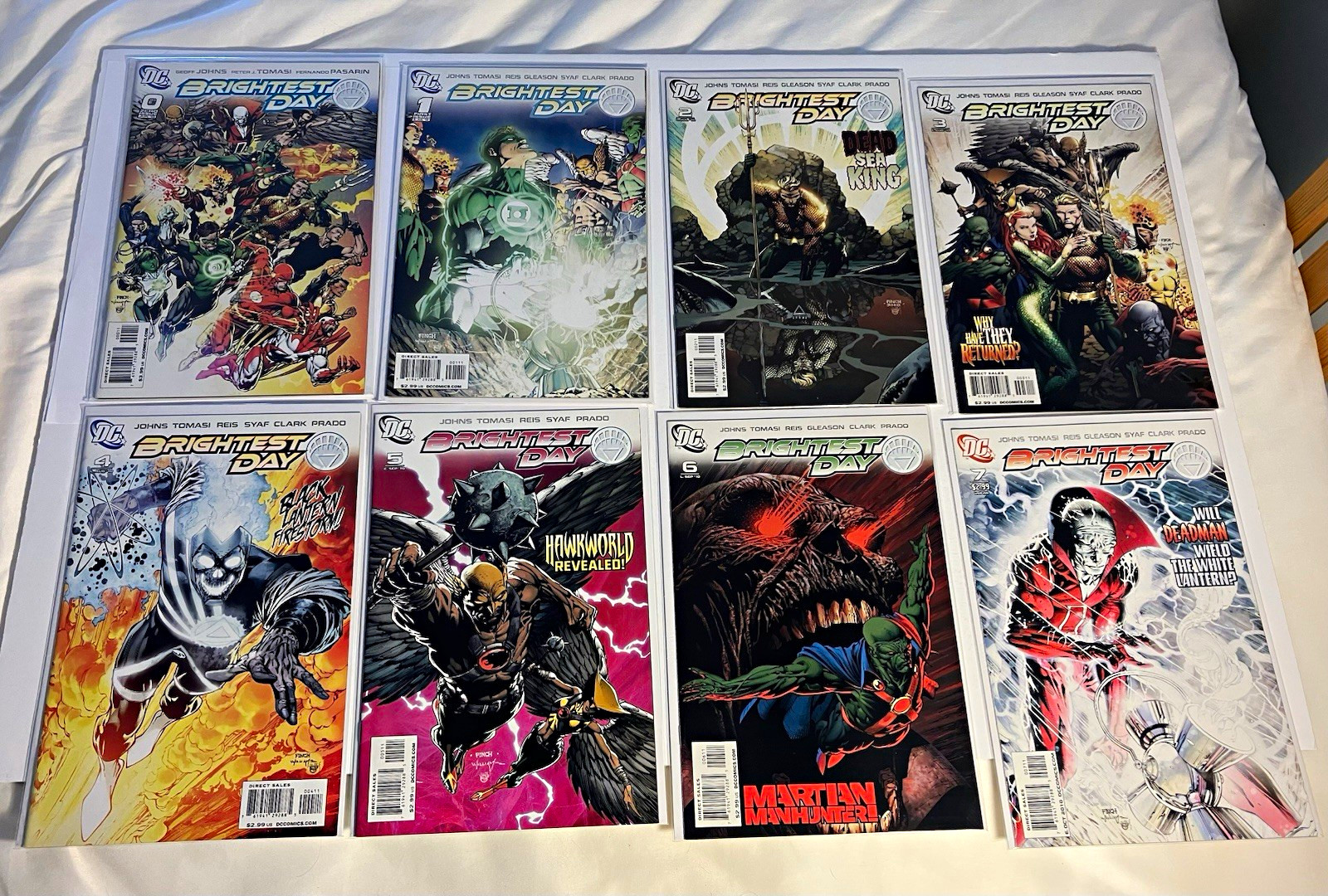 DC Comics Brightest Day (2010) complete set 0-24 + Search for Swamp thing 1-3 DC Comics Brightest Day (2010) complete set 0-24 + Search for Swamp thing 1-3
