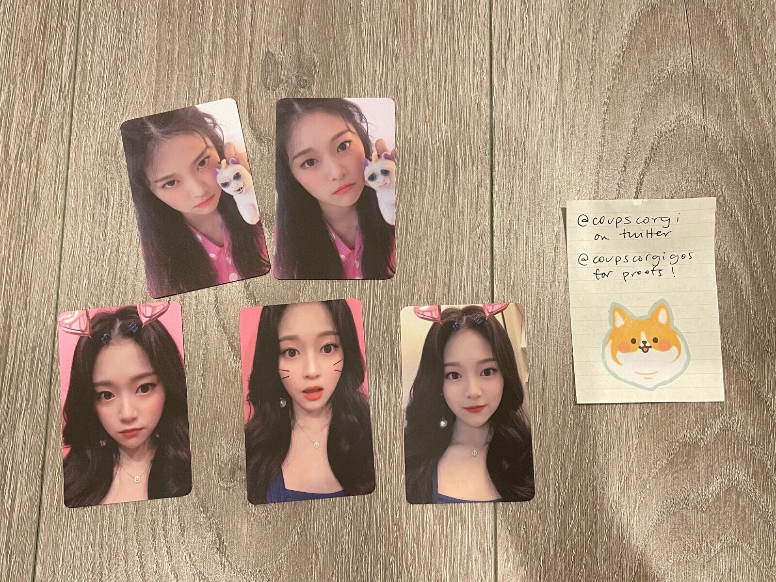 Loona 이달의소녀 HYUNJIN Official MD Photocards Collection Postcards