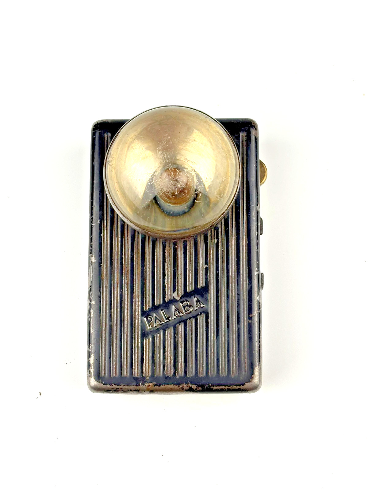 Vintage Palaba Pocket Flashlight 1930s-1950s Art Deco Ribbed Metal Case Czechosl Vintage Palaba Pocket Flashlight 1930s-1950s Art Deco Ribbed Metal Case Czechosl
