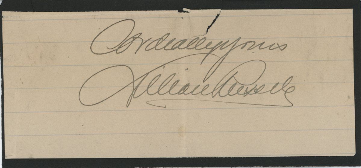 Lillian Russell-Vintage Signed Page Lillian Russell-Vintage Signed Page