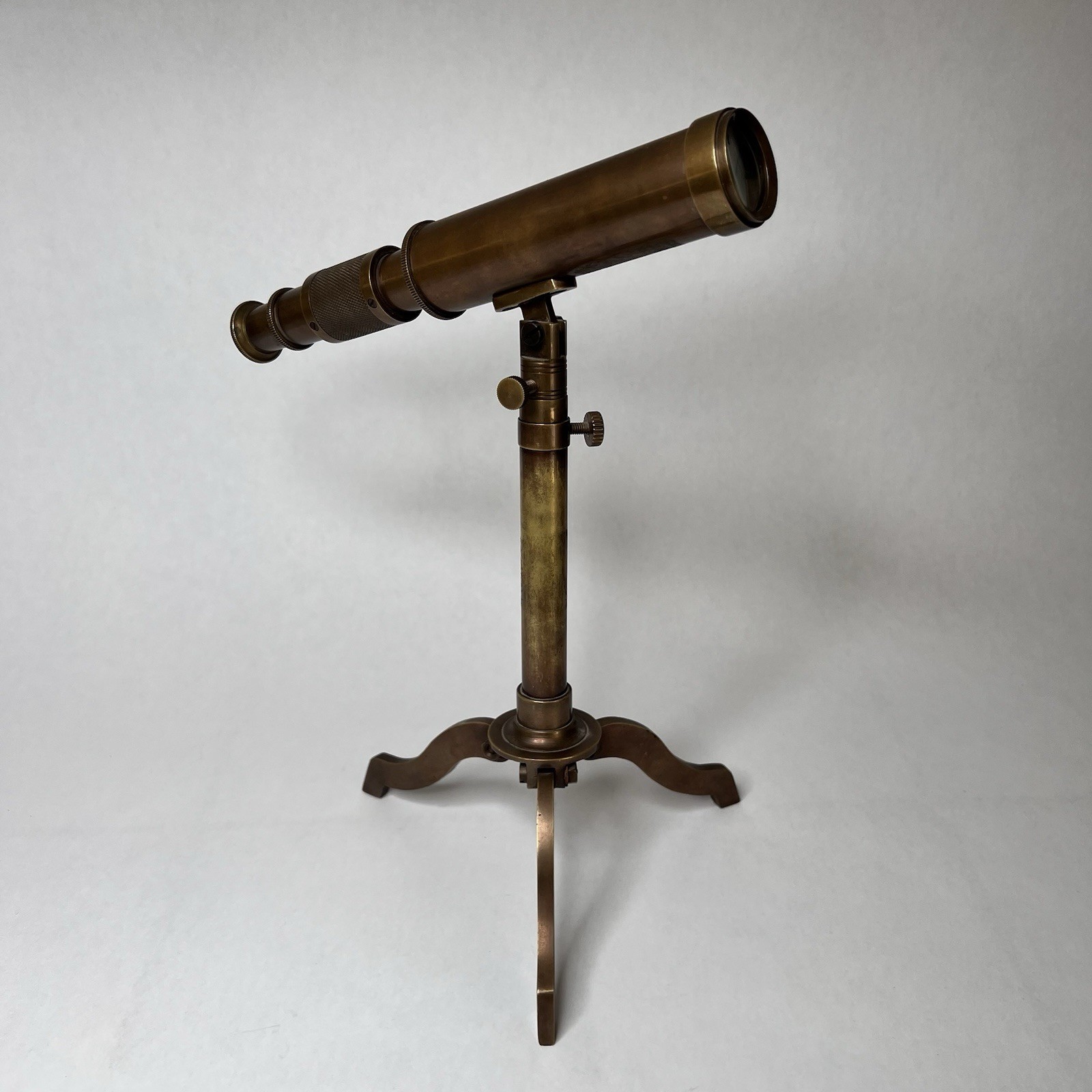 Vintage Brass Mini Tabletop Telescope Mid Century Vintage Brass Mini Tabletop Telescope Mid Century