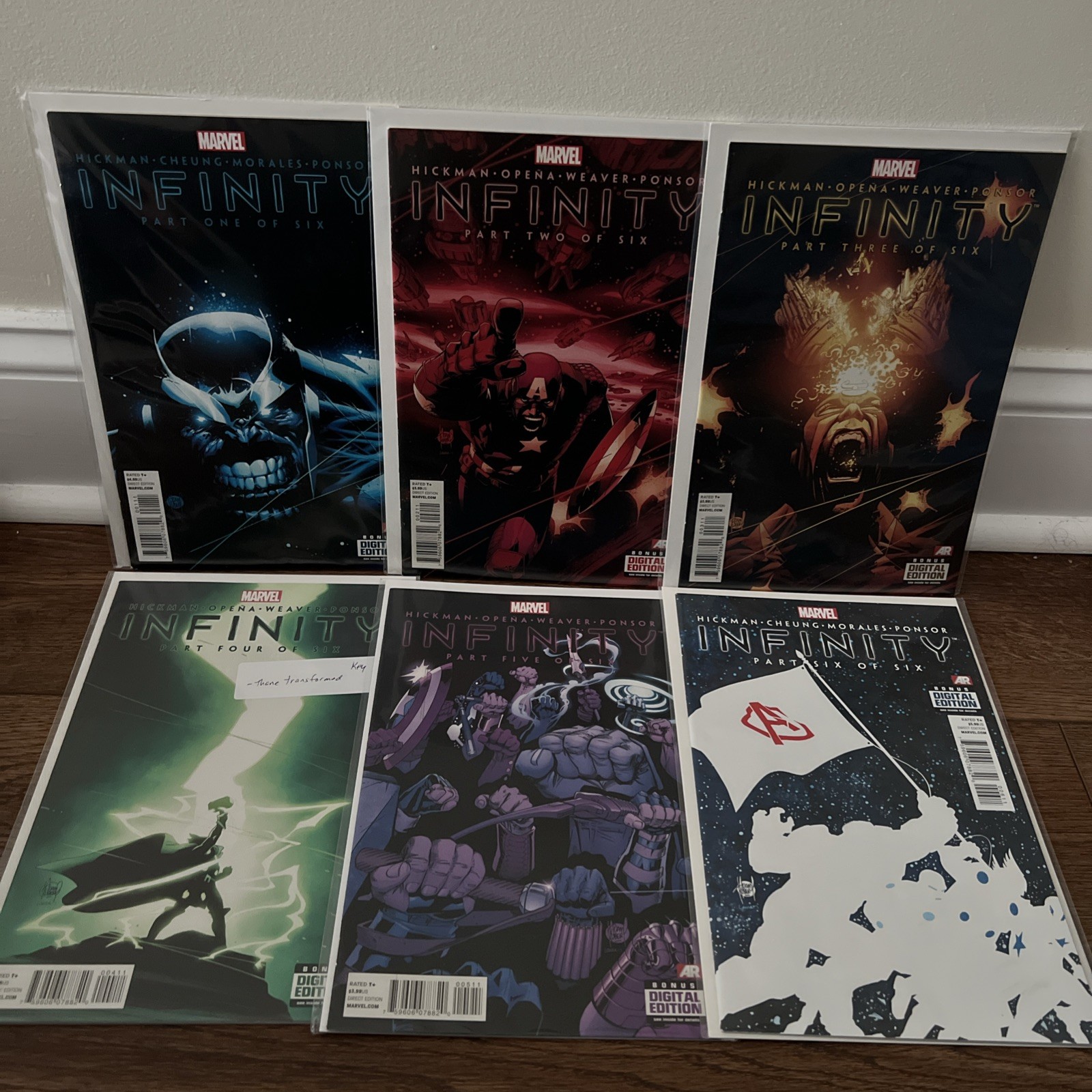 INFINITY 1-6 COMPLETE SERIES - 1 KEY MARVEL 2013 - THANOS / THANE AVENGERS - VG INFINITY 1-6 COMPLETE SERIES - 1 KEY MARVEL 2013 - THANOS / THANE AVENGERS - VG