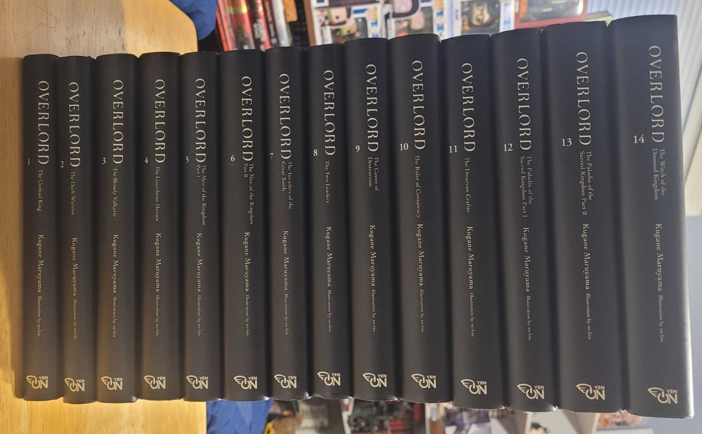 Overlord Light Novel Volumes 1-14 Overlord Light Novel Volumes 1-14