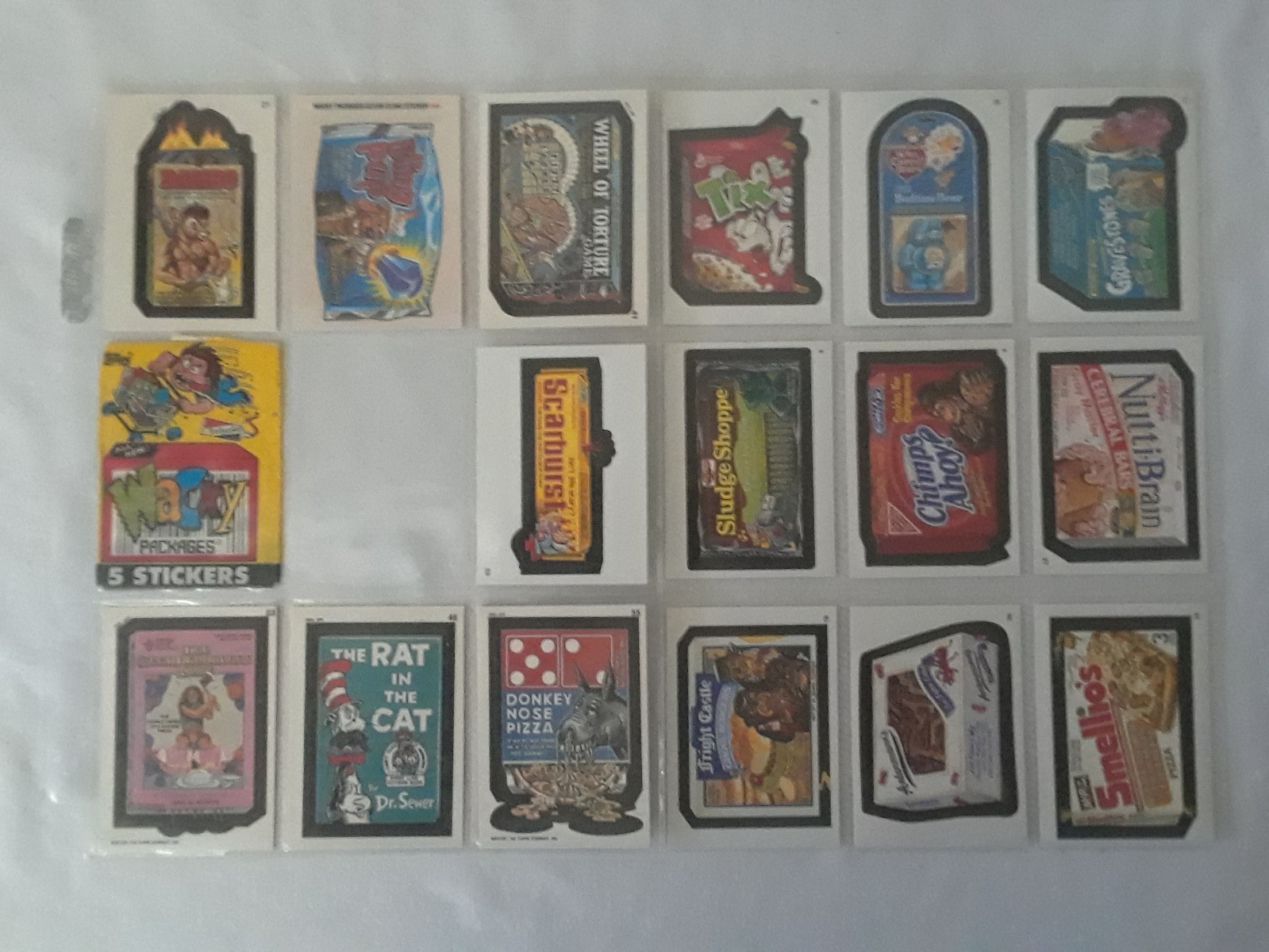 Vintage Topps Wacky Packages Lot of 16 from 1991 - 2004 Vintage Topps Wacky Packages Lot of 16 from 1991 - 2004