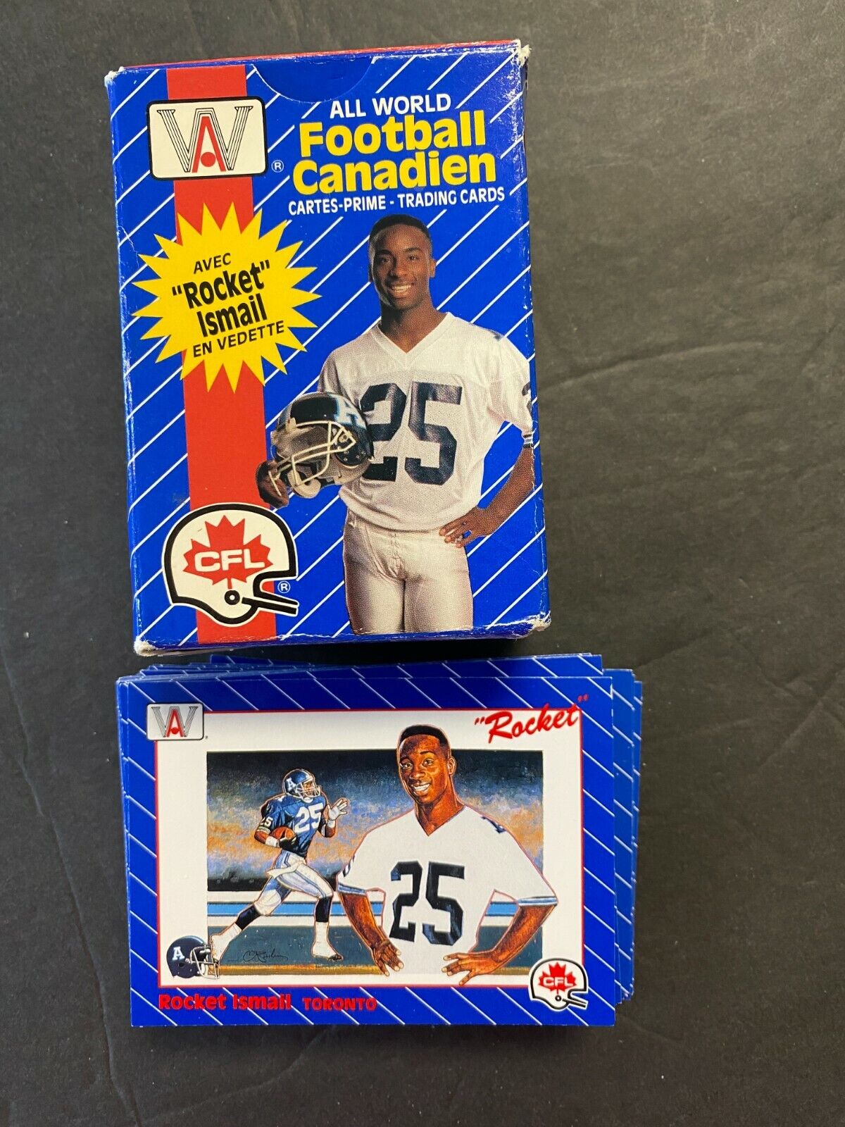 1991 AW SPORTS CANADIEN FOOTBALL CARD SET (1-72) *W/BOX* NRMT FREE S&H (RS) 6522