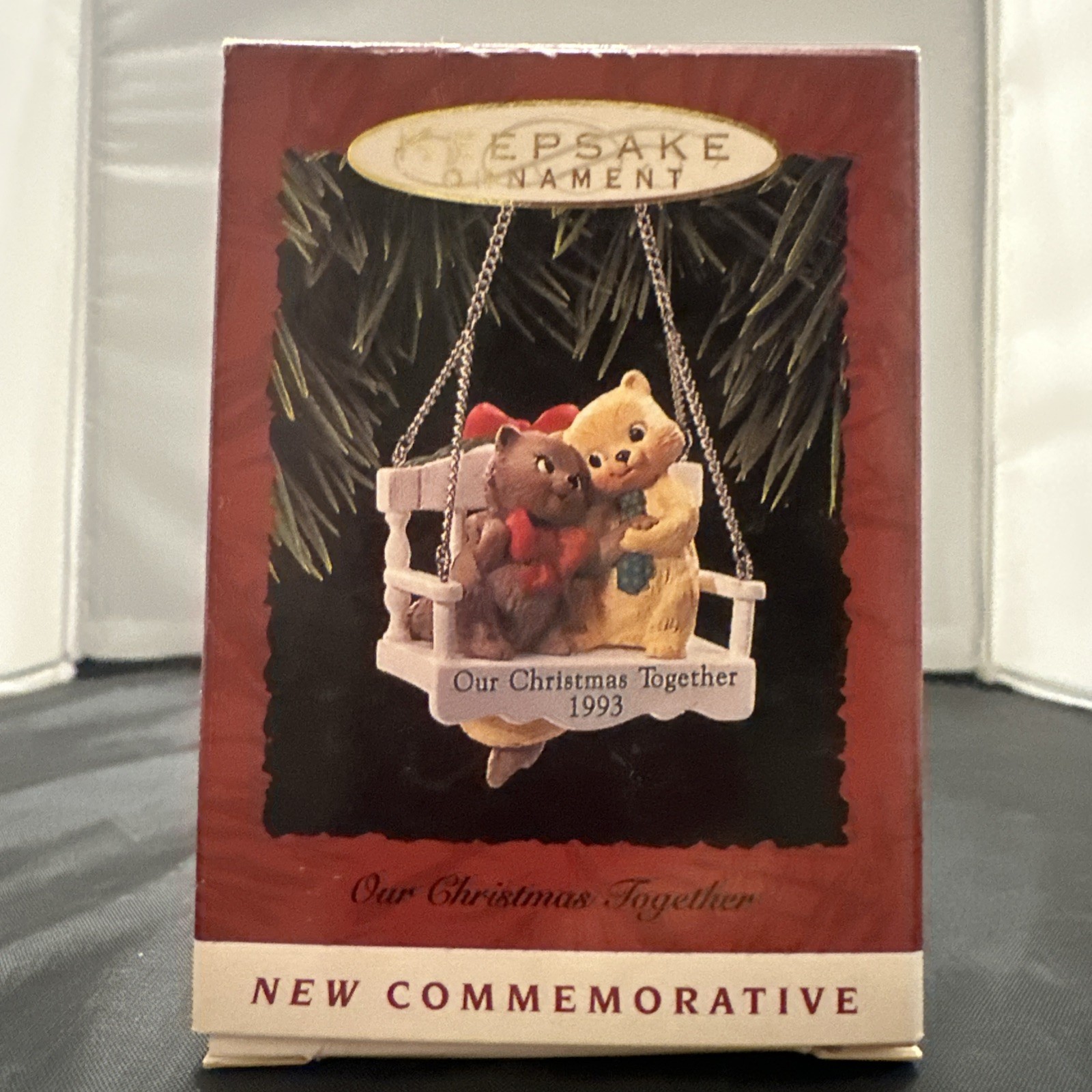 Hallmark Our Christmas Together Commemorative Keepsake Ornament 1993 Cat Kittens Hallmark Our Christmas Together Commemorative Keepsake Ornament 1993 Cat Kittens