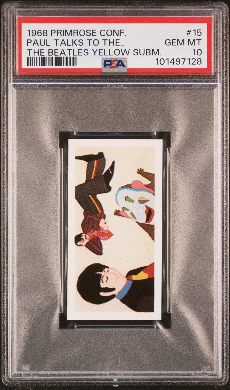 1968 Primrose Confectionery Yellow Submarine The Beatles #15 – PSA 10 (GEM MINT)