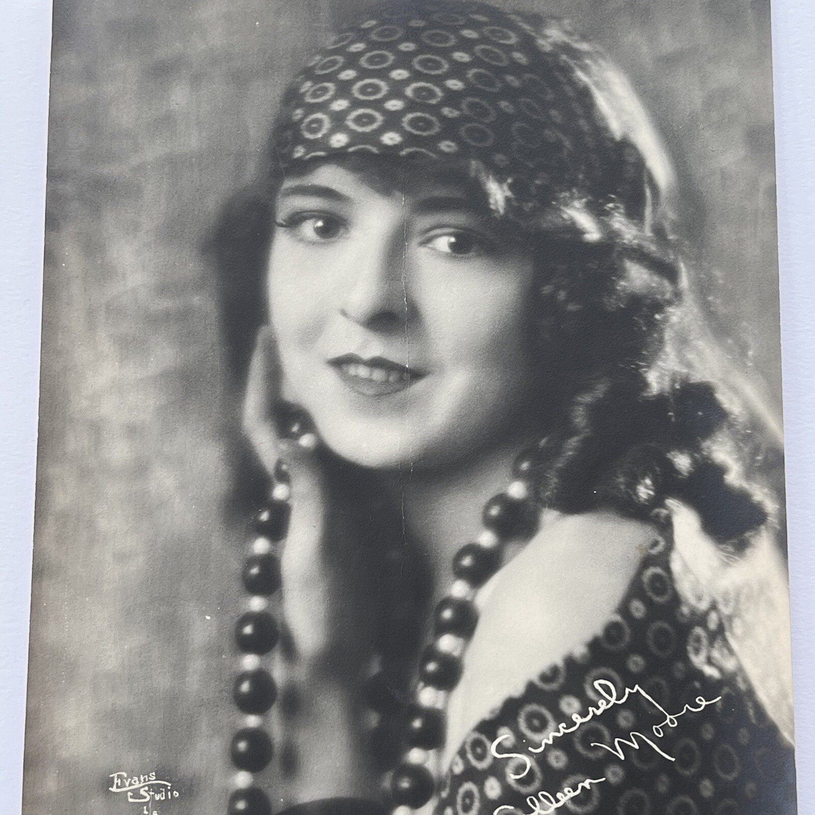 Antique B&W Press Photograph ID Colleen Moore Beautiful Silent Film Flapper Antique B&W Press Photograph ID Colleen Moore Beautiful Silent Film Flapper