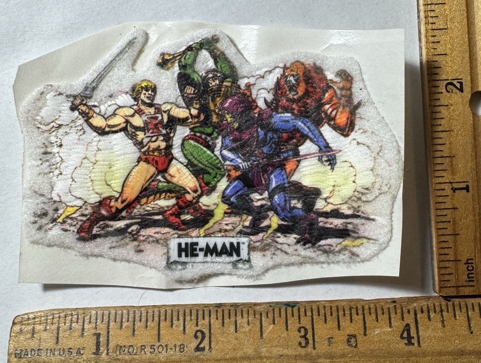 Vintage 1980s He-Man Masters of the Universe MOTU Patch Skeletor Beast Vending Vintage 1980s He-Man Masters of the Universe MOTU Patch Skeletor Beast Vending