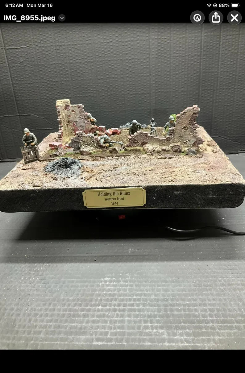 Holding the Ruins - Western Front, 1944 - 28mm scale diorama Holding the Ruins - Western Front, 1944 - 28mm scale diorama