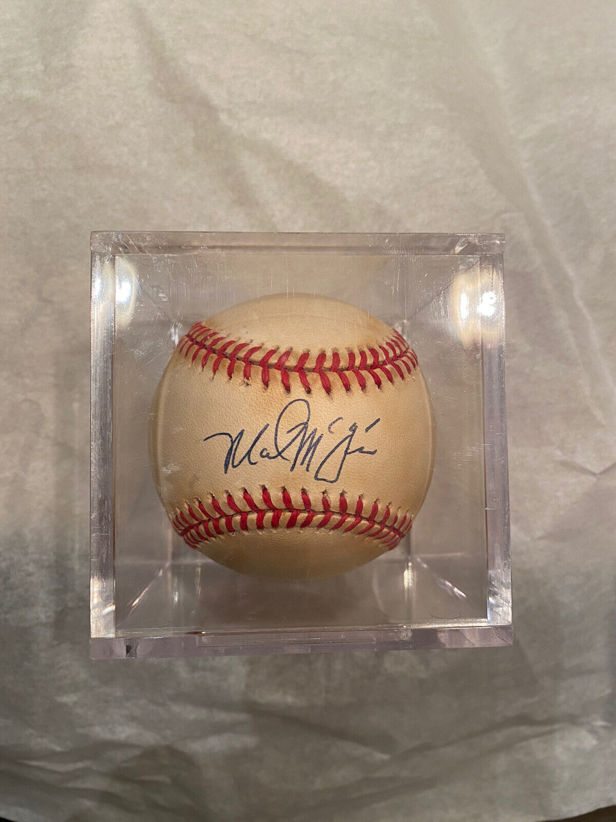 Mark McGwire Autograph American League OAL Signed Baseball
