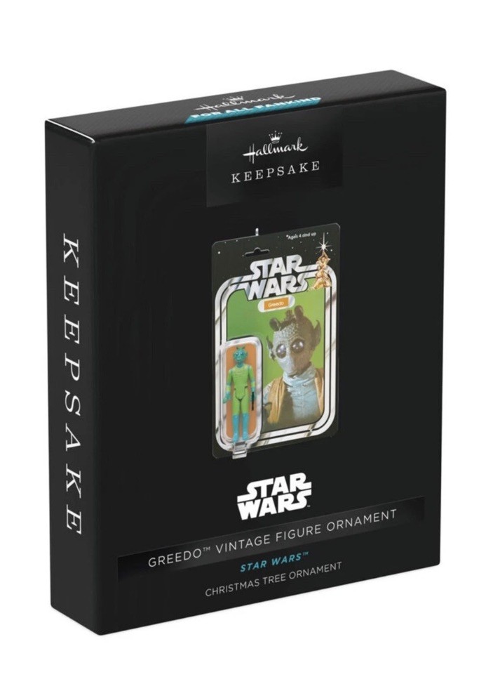 Hallmark Greedo Vintage Figure Star Wars Ornament 2026 NYCC EXCLUSIVE Hallmark Greedo Vintage Figure Star Wars Ornament 2026 NYCC EXCLUSIVE