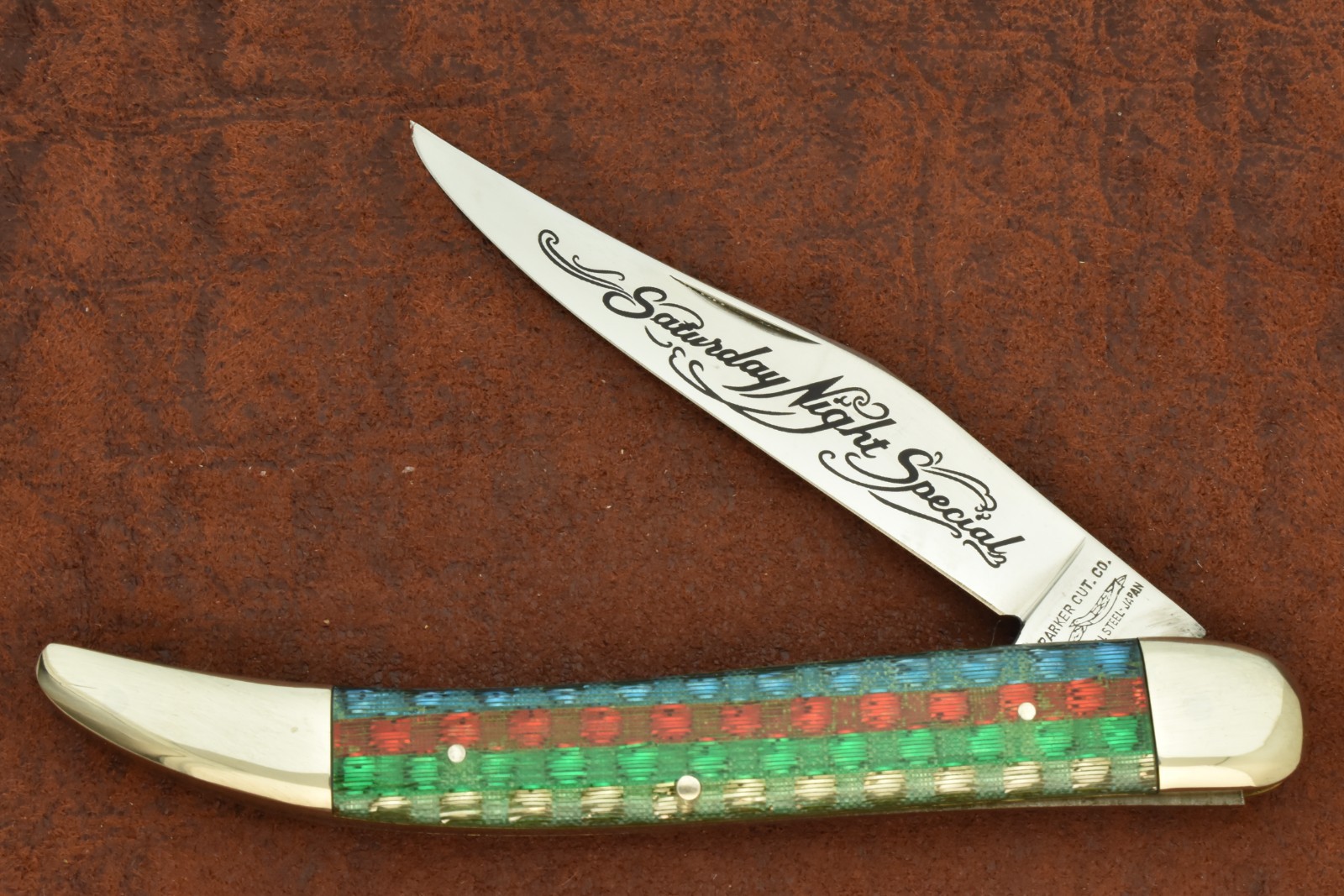 VINTAGE PARKER CUT CO GLITTER SATURDAY NIGHT SPECIAL TOOTHPICK KNIFE (30812) VINTAGE PARKER CUT CO GLITTER SATURDAY NIGHT SPECIAL TOOTHPICK KNIFE (30812)