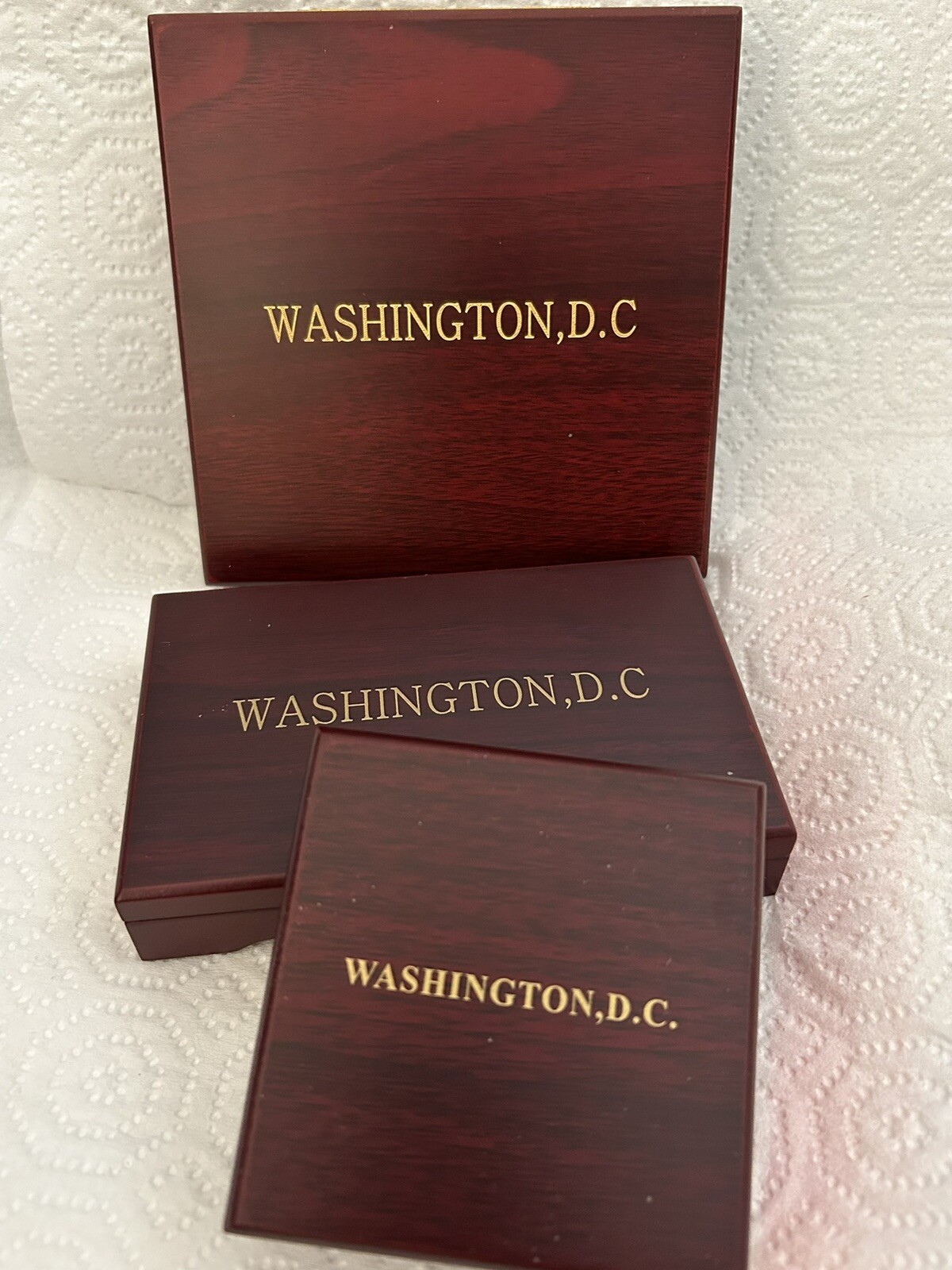 3 CHALLENGE COIN WOOD BOXES EMPTY 1-2-& 4 COINS Size to DISPLAY / GIFT New BOX 3 CHALLENGE COIN WOOD BOXES EMPTY 1-2-& 4 COINS Size to DISPLAY / GIFT New BOX