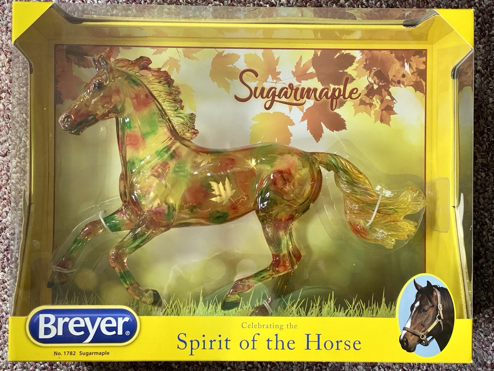New Breyer Horse #1782 Sugarmaple Fall Decorator Show Jumper Warmblood Clearware New Breyer Horse #1782 Sugarmaple Fall Decorator Show Jumper Warmblood Clearware
