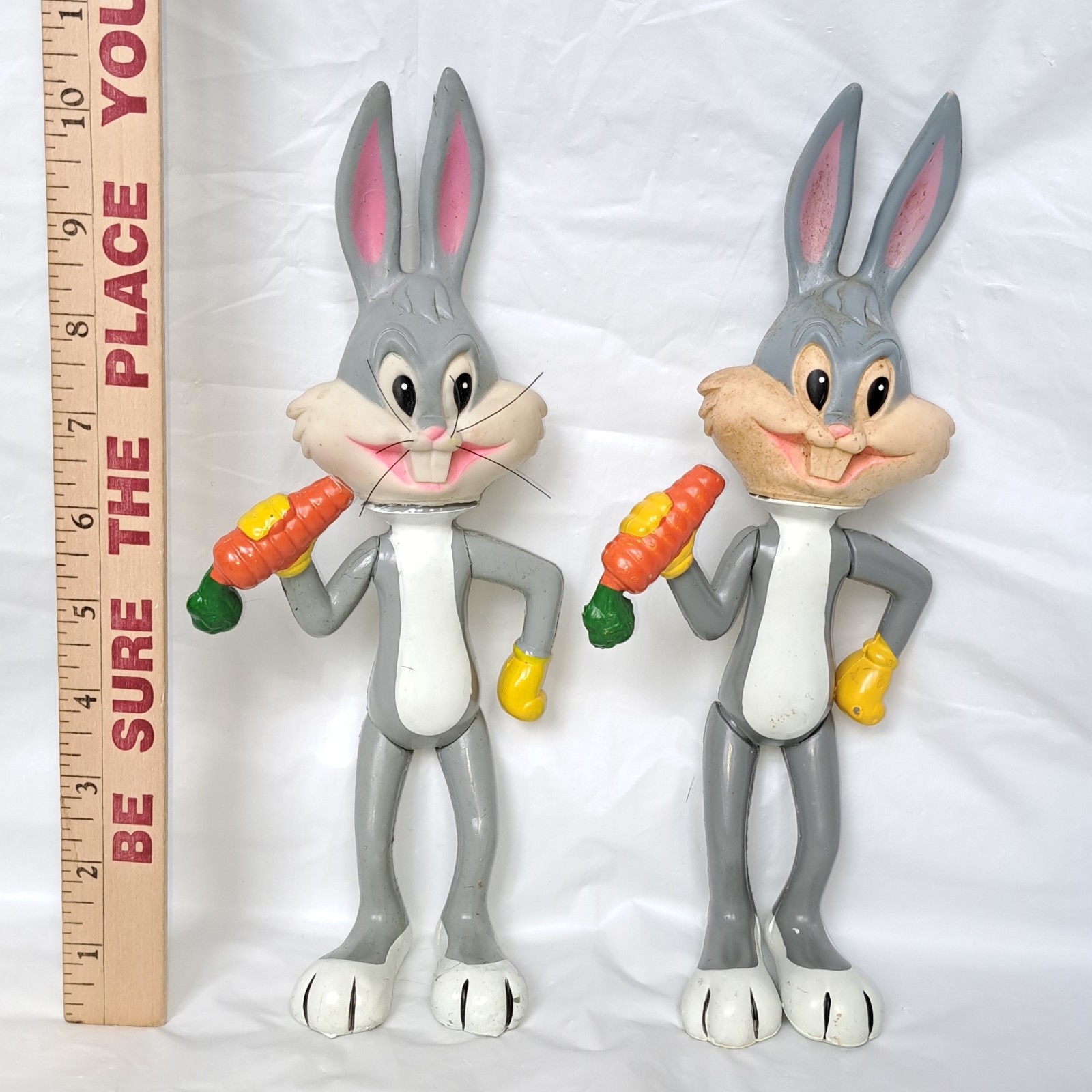 *Set of 2* Vintage 1971 Bugs Bunny Warner Bros Brothers Dakin 10 *Set of 2* Vintage 1971 Bugs Bunny Warner Bros Brothers Dakin 10