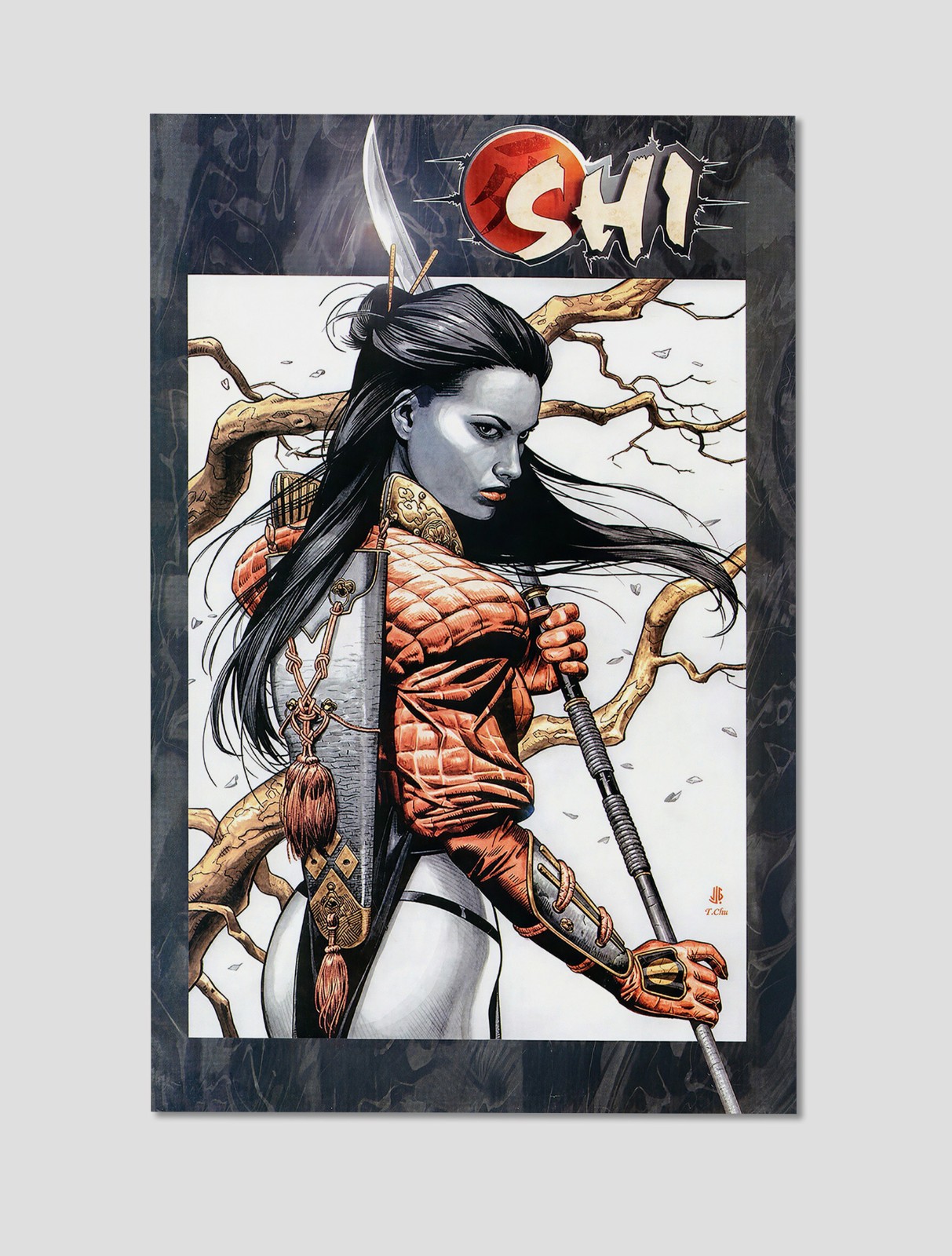 Shi Black White & Red #2 William Tucci Premium Giclee Print Poster 11x17 WallArt Shi Black White & Red #2 William Tucci Premium Giclee Print Poster 11x17 WallArt