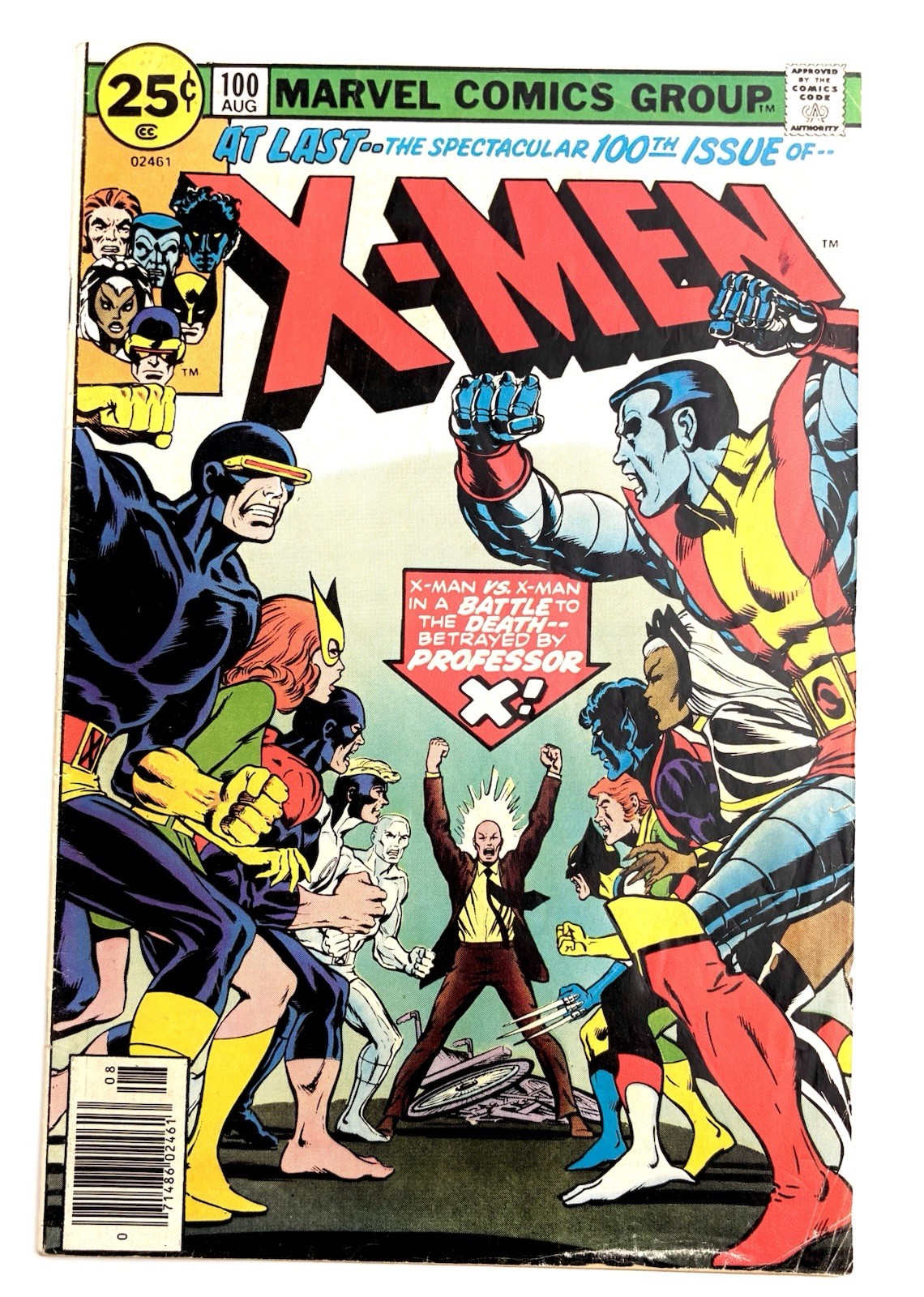 X-MEN #100 1976 6.5 F+ 🔑 Milestone X-MEN #100 1976 6.5 F+ 🔑 Milestone