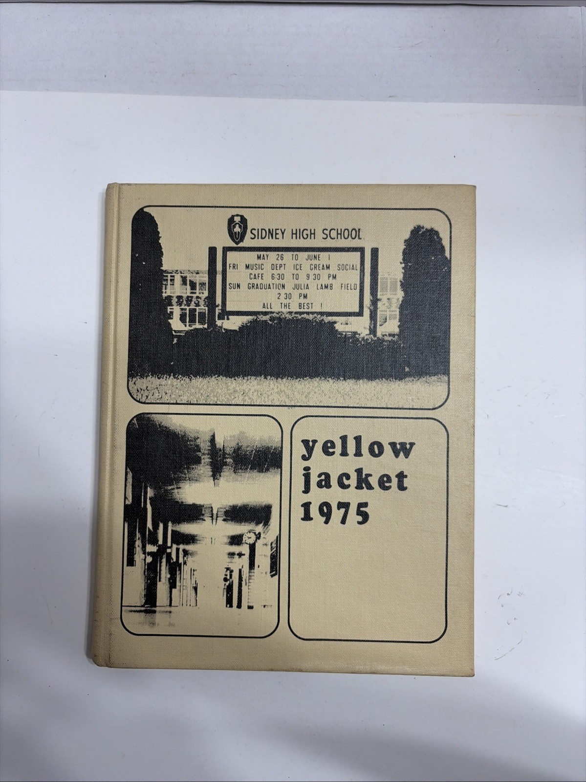 VTG 1975  Sidney High School Yearbook Sidney Ohio OH - AS IS